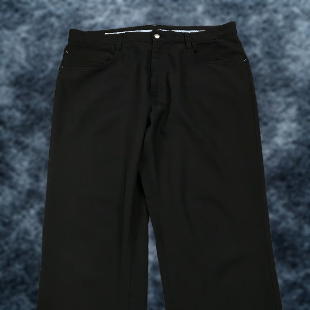 Footjoy FootJoy Golf Pants Mens 34x30 Black Athletic Fit Stretch Chino Regular Size US 34 / EU 50 - 1 Thumbnail