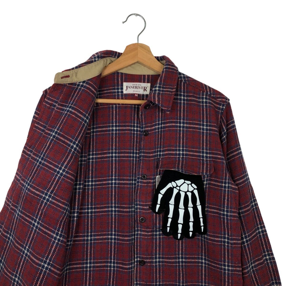 Japanese Brand 🔥VINTAGE SHIRT FLANNEL JACKET JANERIVER ISSEY MIYAKE Size US M / EU 48-50 / 2 - 9 Thumbnail