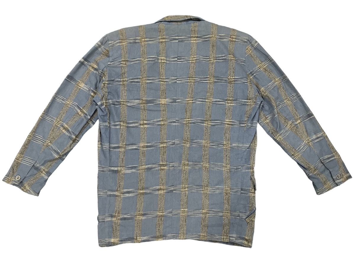 Vintage VINTAGE ISSEY MIYAKE TARTAN COAT JACKET Size US M / EU 48-50 / 2 - 2 Thumbnail