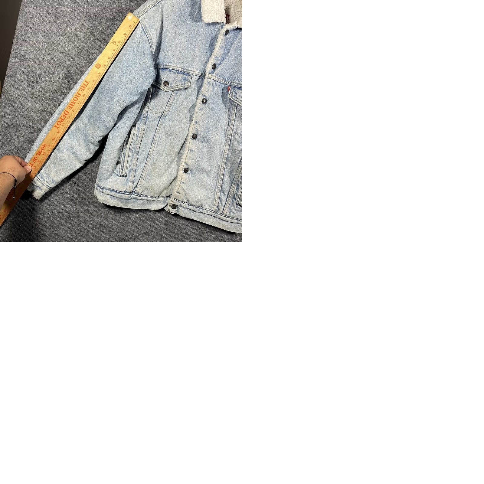 Levi's VINTAGE Levi's Denim Jacket Mens M Blue 1982 USA Sherpa Lined Denim Jacket Size US M / EU 48-50 / 2 - 9 Thumbnail