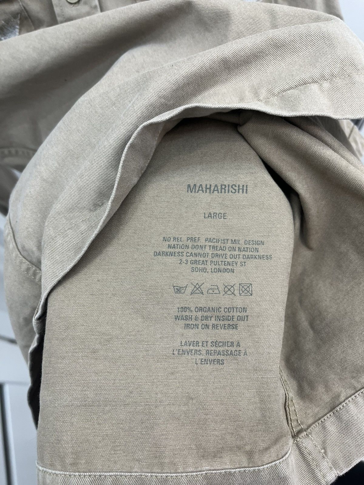 Maharishi Maharishi Eagle Embroidered Heavy Cotton Overshirt Jacket Size US L / EU 52-54 / 3 - 8 Thumbnail
