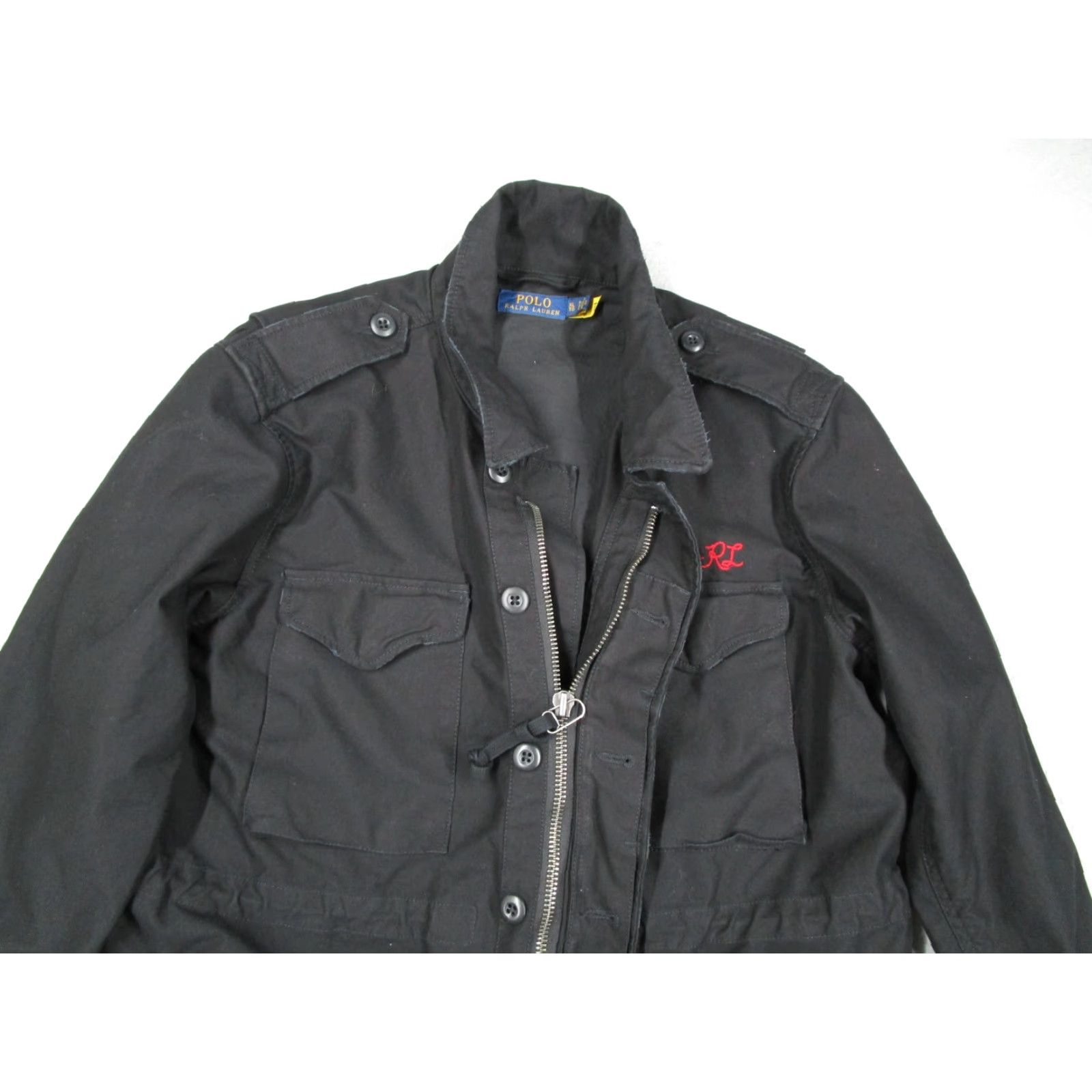 Polo Ralph Lauren VINTAGE Polo Ralph Lauren Jacket Women XL Black Field Aztec Graphic Embroidered PRL Logo Size XL / US 12-14 / IT 48-50 - 2 Thumbnail