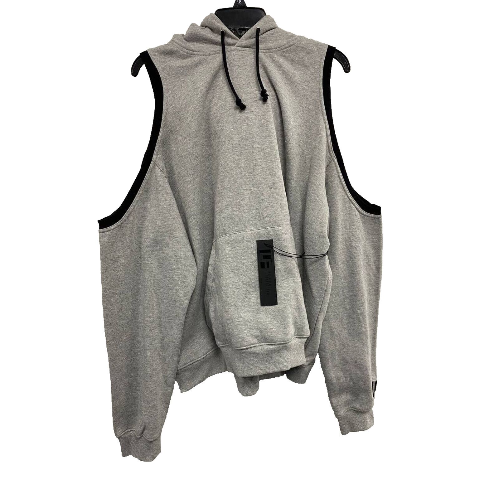 Los Angeles Apparel LF Women Los Angeles Grey Hoodie Cotton with Size M A000465 Size M / US 6-8 / IT 42-44 - 1 Thumbnail