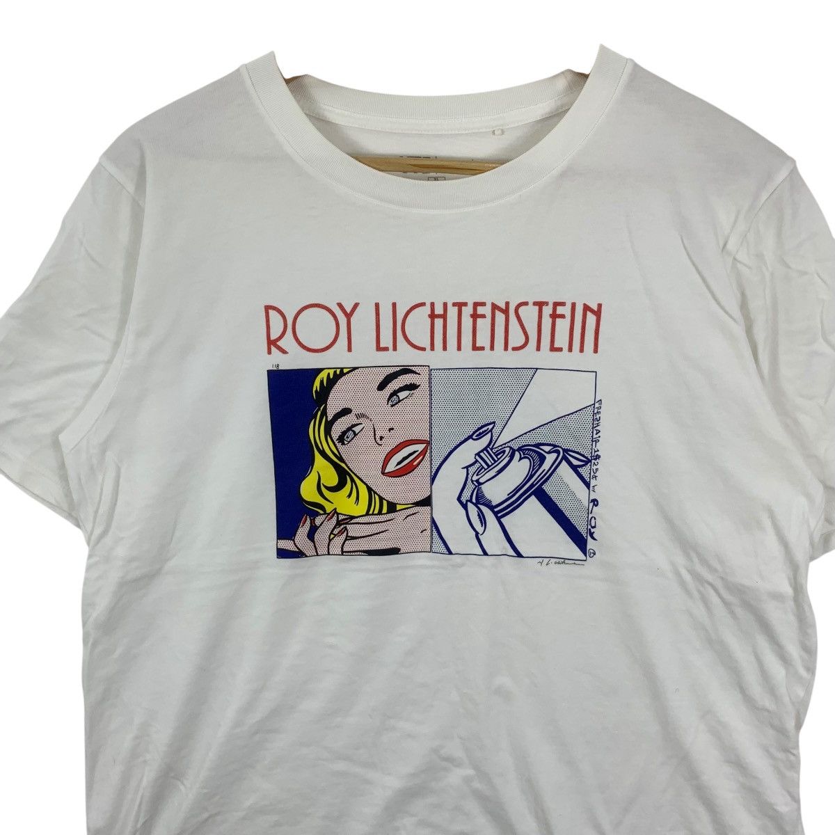 Uniqlo ROY LICHTENSTEIN x UNIQLO Girl Spray Can Pop Art Tee Shirt Size US XL / EU 56 / 4 - 4 Thumbnail