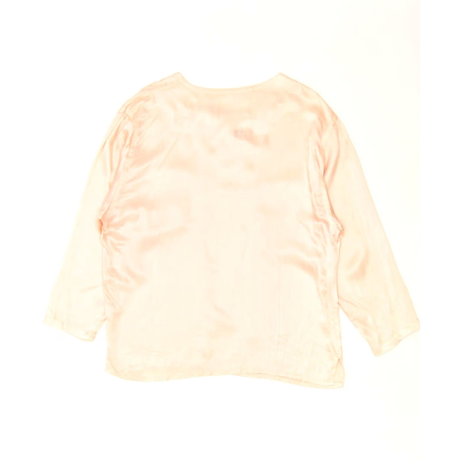 Pinko VINTAGE Modissa Womens Blouse Top UK 12 Medium Pink Rayon Classic JG03 Size M / US 6-8 / IT 42-44 - 2 Thumbnail