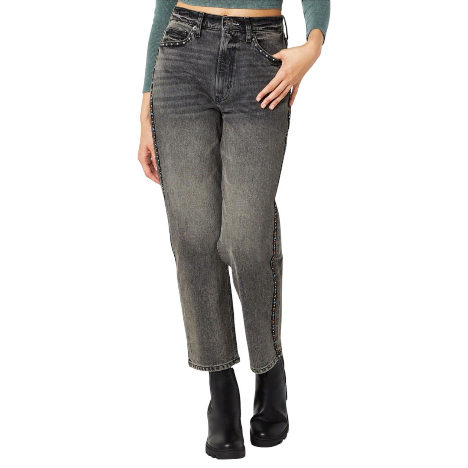 Arizona Jean Co. Arizona - Juniors Women's Vintage Highest Rise Straight Leg Size 25" / US 0 / IT 36 - 1 Thumbnail