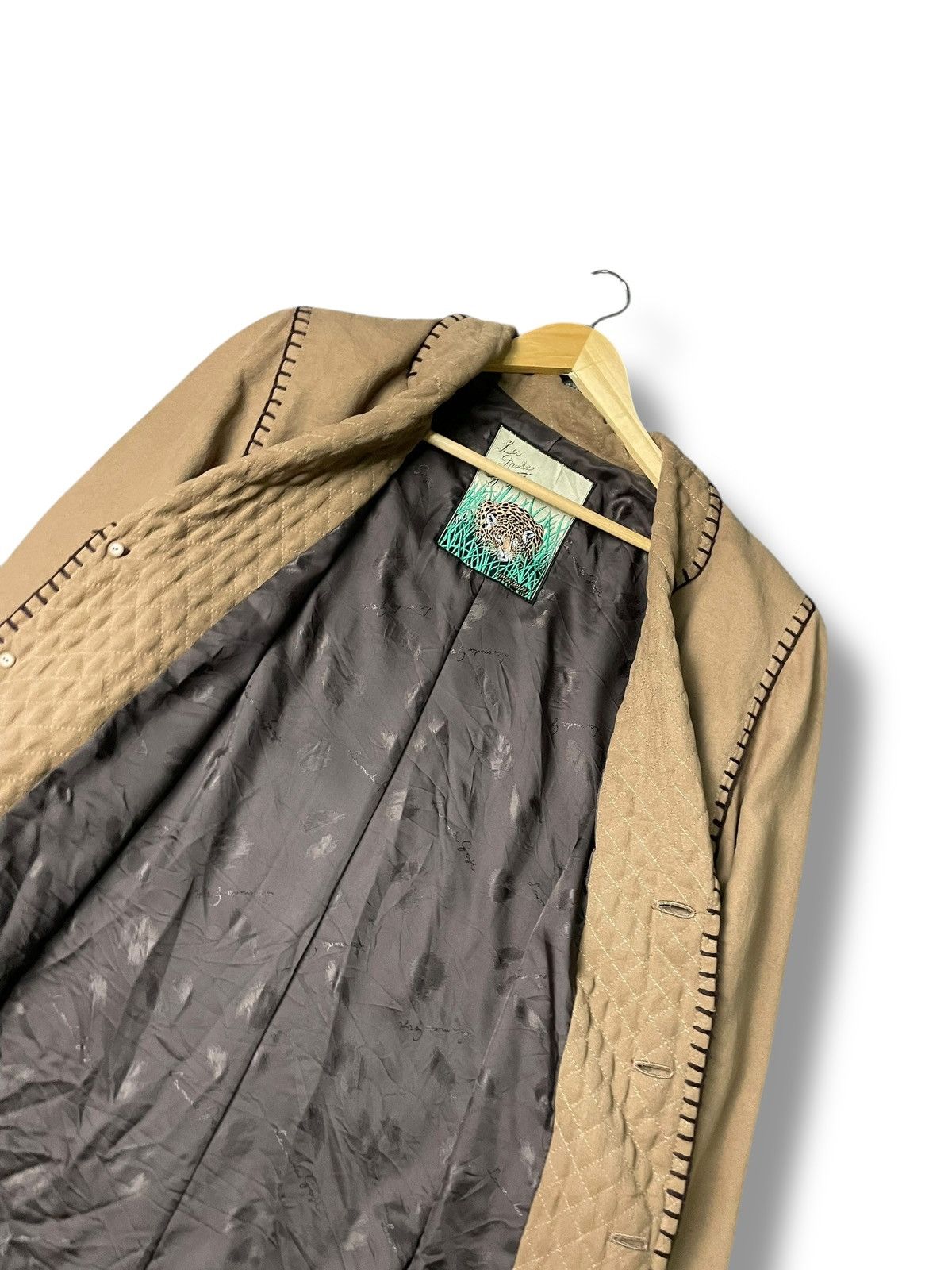 Japanese Brand × Vintage Itariya La Moda Goji Light Coat (77) Size US S / EU 44-46 / 1 - 4 Thumbnail
