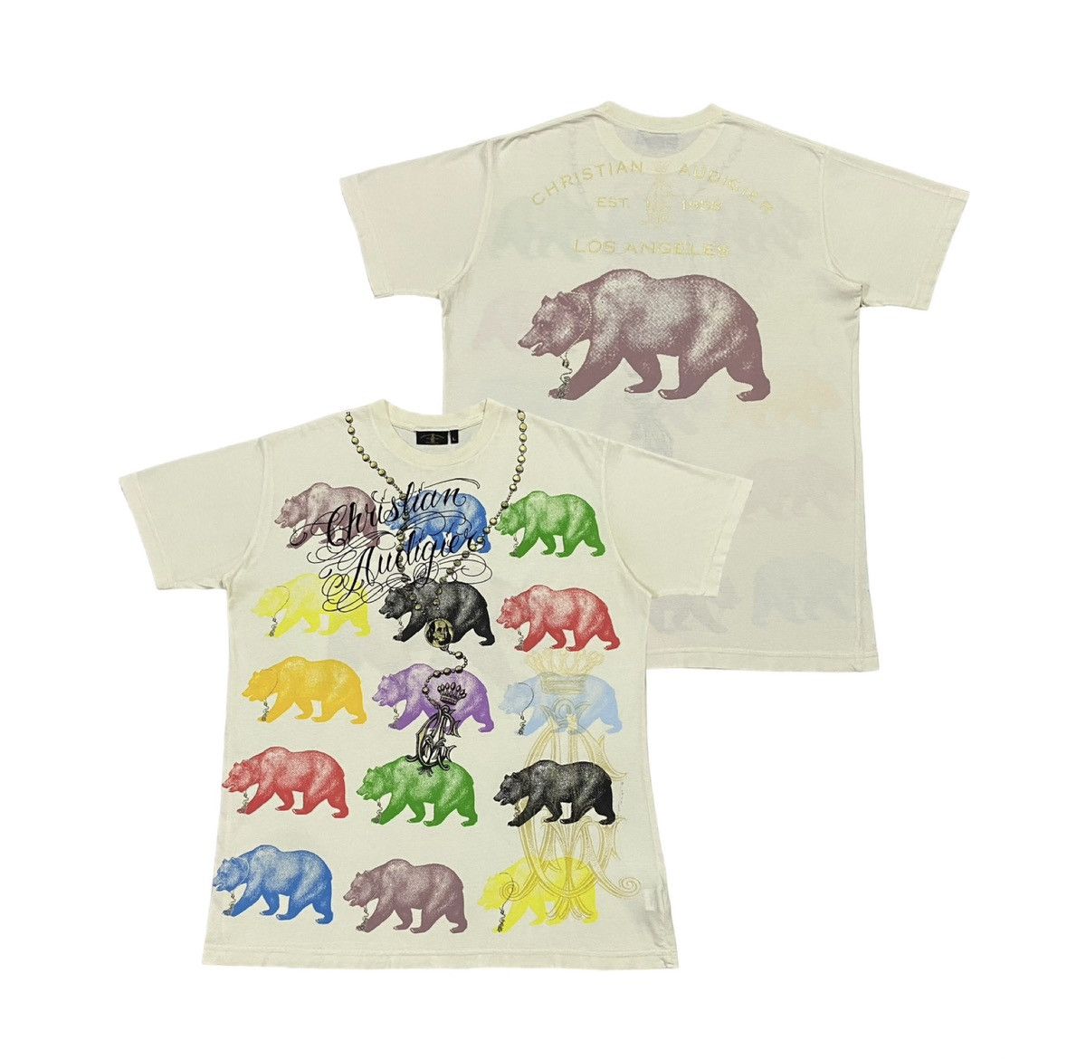 Christian Audigier Christian Audigier Bear Shirt Size US L / EU 52-54 / 3 - 1 Thumbnail