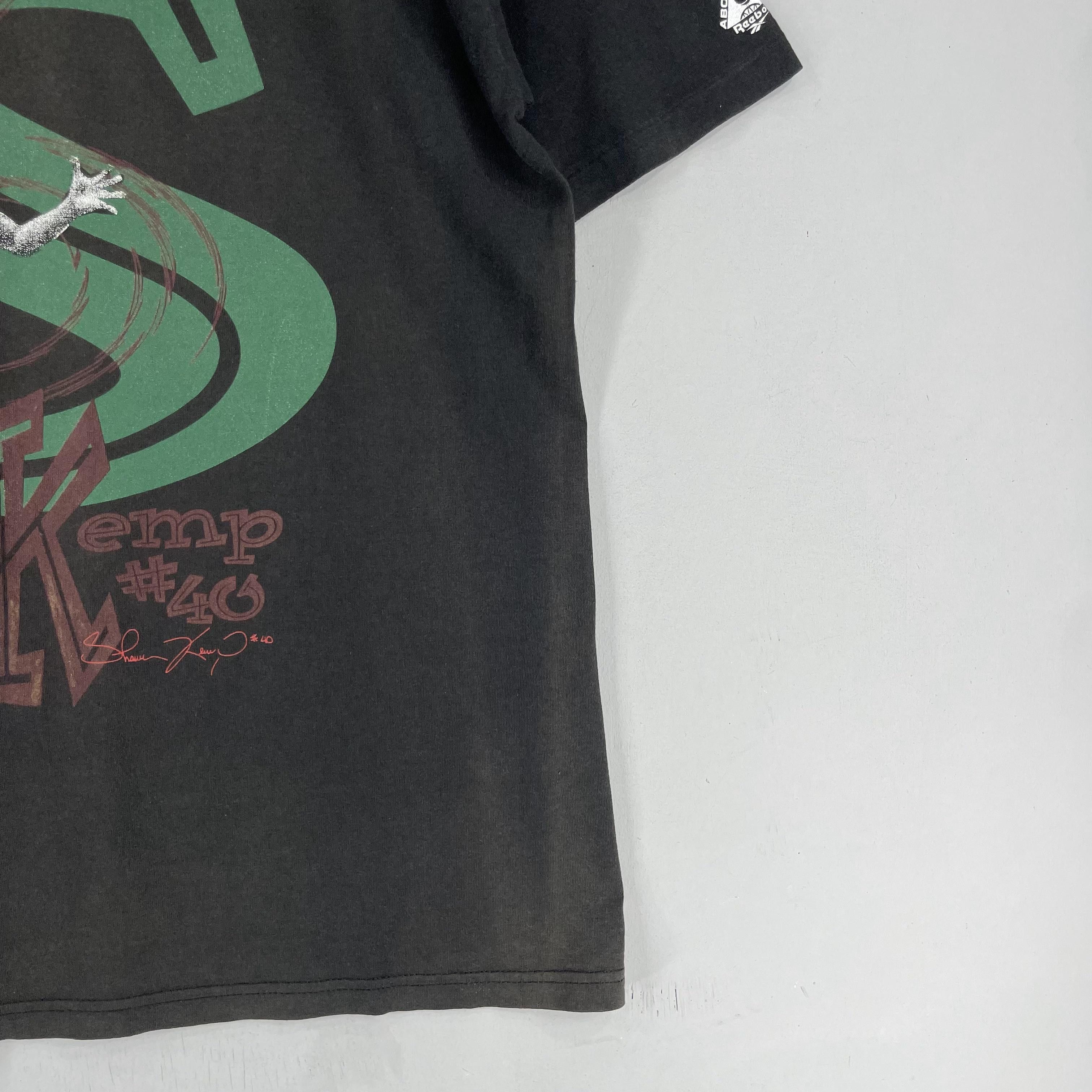 NBA Vintage 90's SHAWN KEMP Sonics Nba Sun Faded Tshirt Size US M / EU 48-50 / 2 - 7 Thumbnail