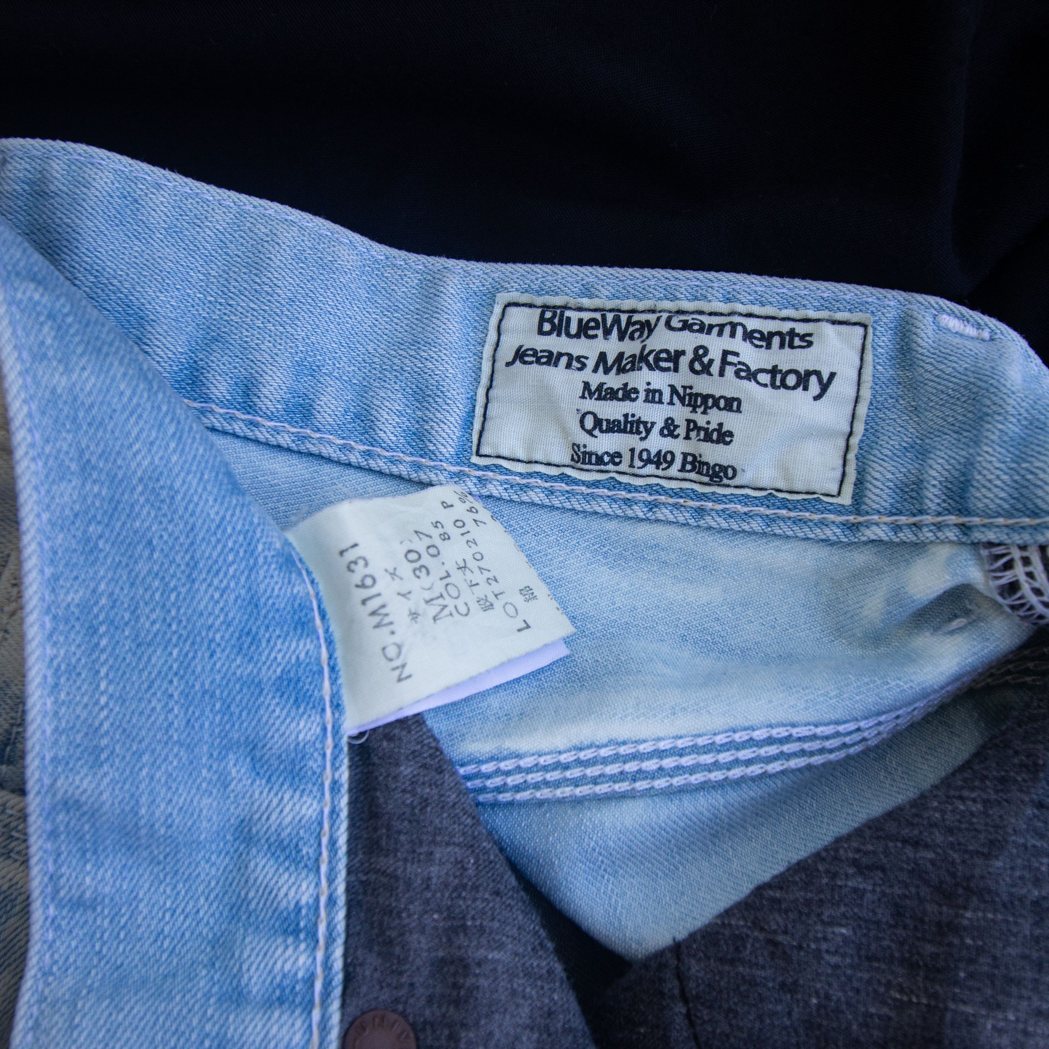 Japanese Brand Blue Way Faded Flare Jeans BW Luxe Size US 32 / EU 48 - 13 Thumbnail