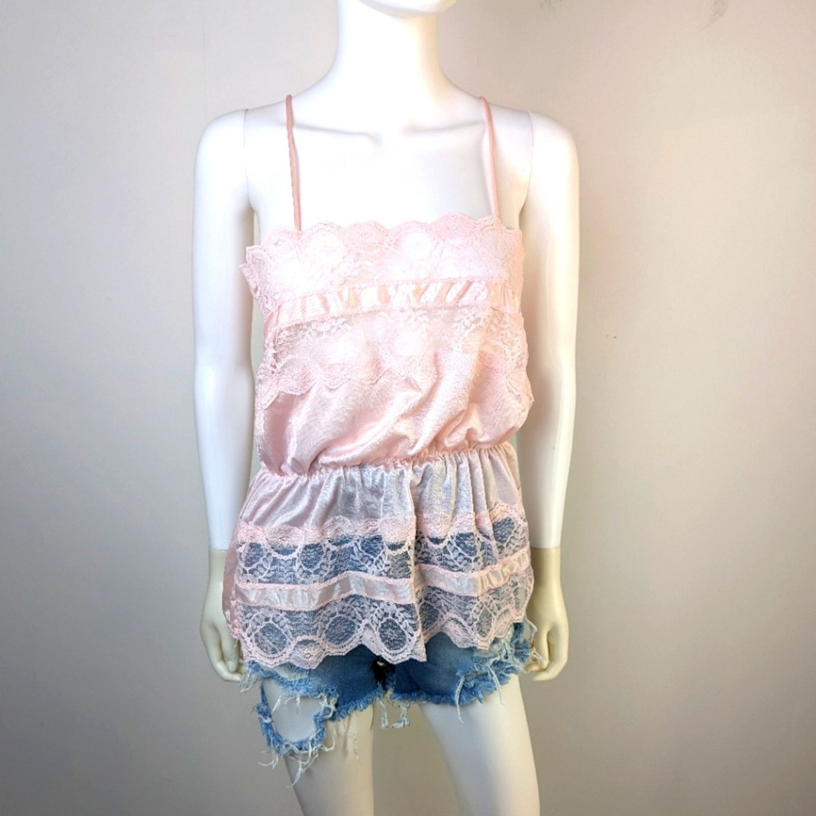 Vintage Vintage Glencraft Lingerie Lace Camisole - Medium Size M / US 6-8 / IT 42-44 - 1 Thumbnail