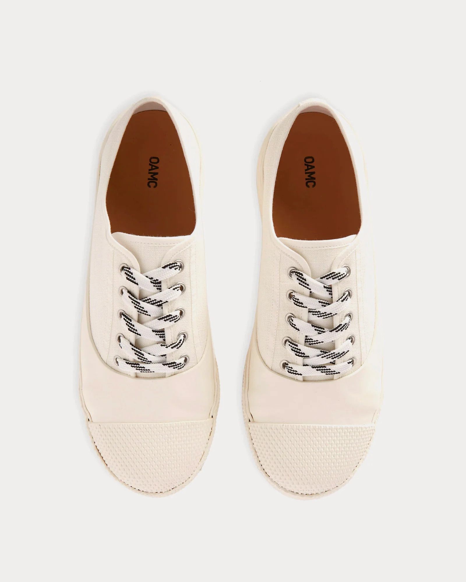 OAMC o1y0225 Logo Low-Top Sneakers in Ivory Size US 10 / EU 43 - 4 Thumbnail