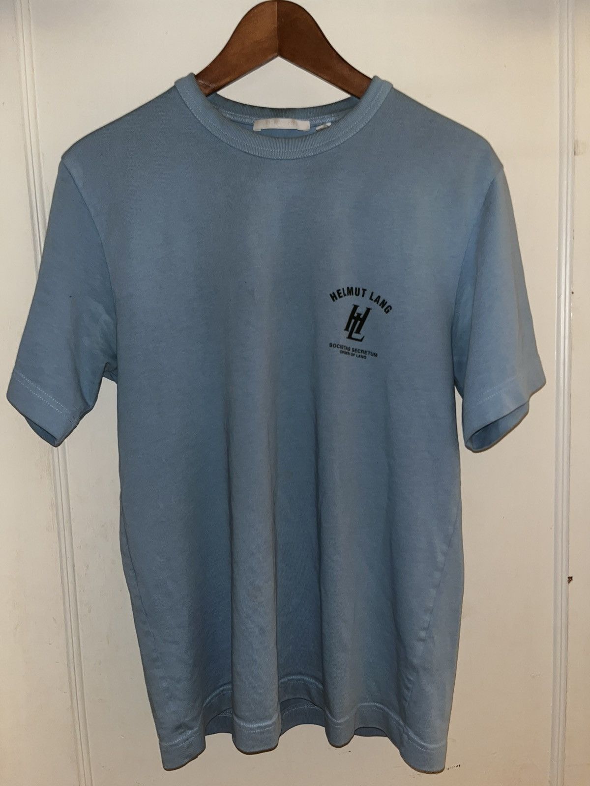Helmut Lang Helmut Lang AW22 ‘Societas Secretum’ Short Sleeve T-Shirr Size US M / EU 48-50 / 2 - 2 Thumbnail