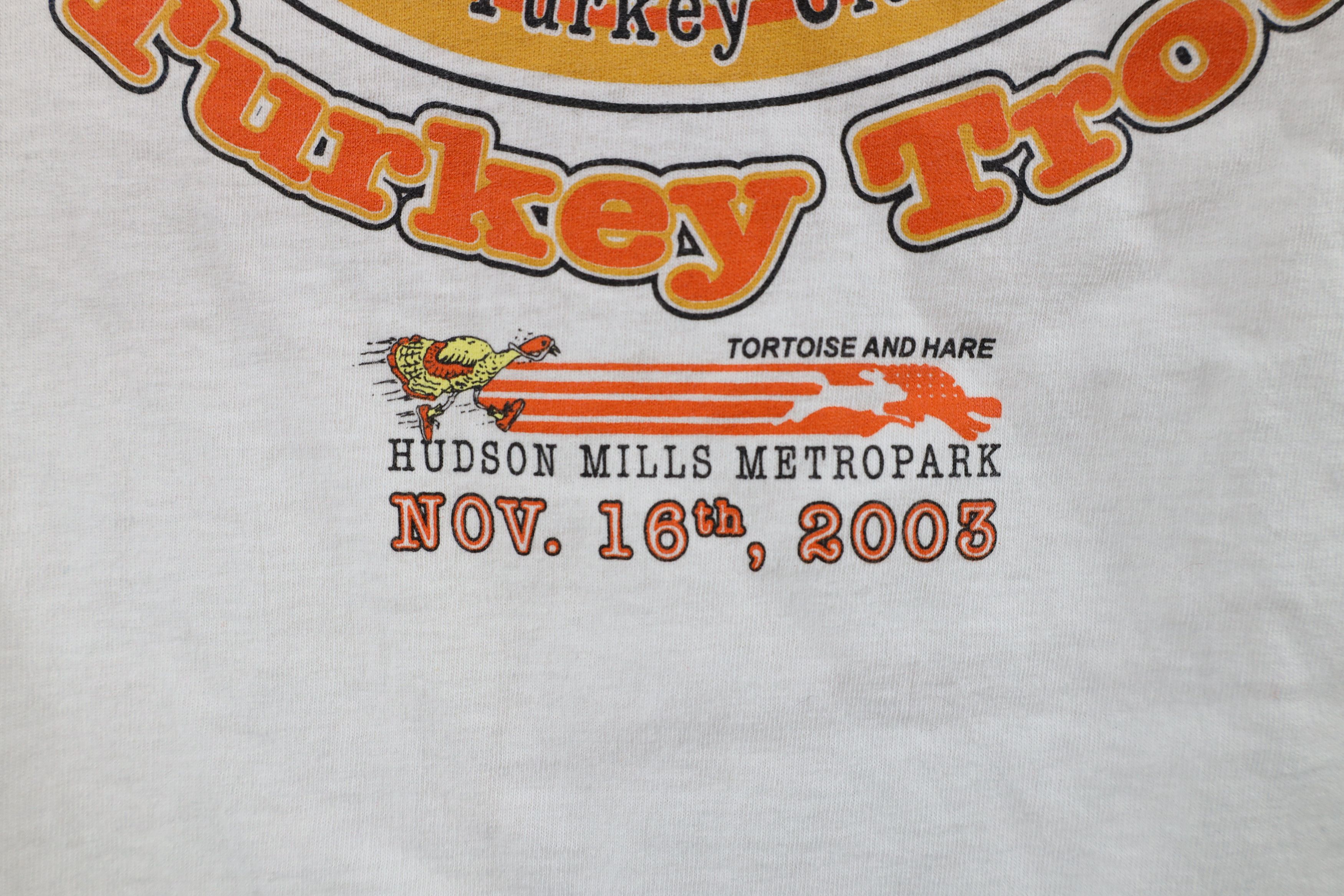 Adidas Vintage Y2K Adidas Turkey Trot Road Race Long Sleeve T-Shirt Size US L / EU 52-54 / 3 - 6 Thumbnail