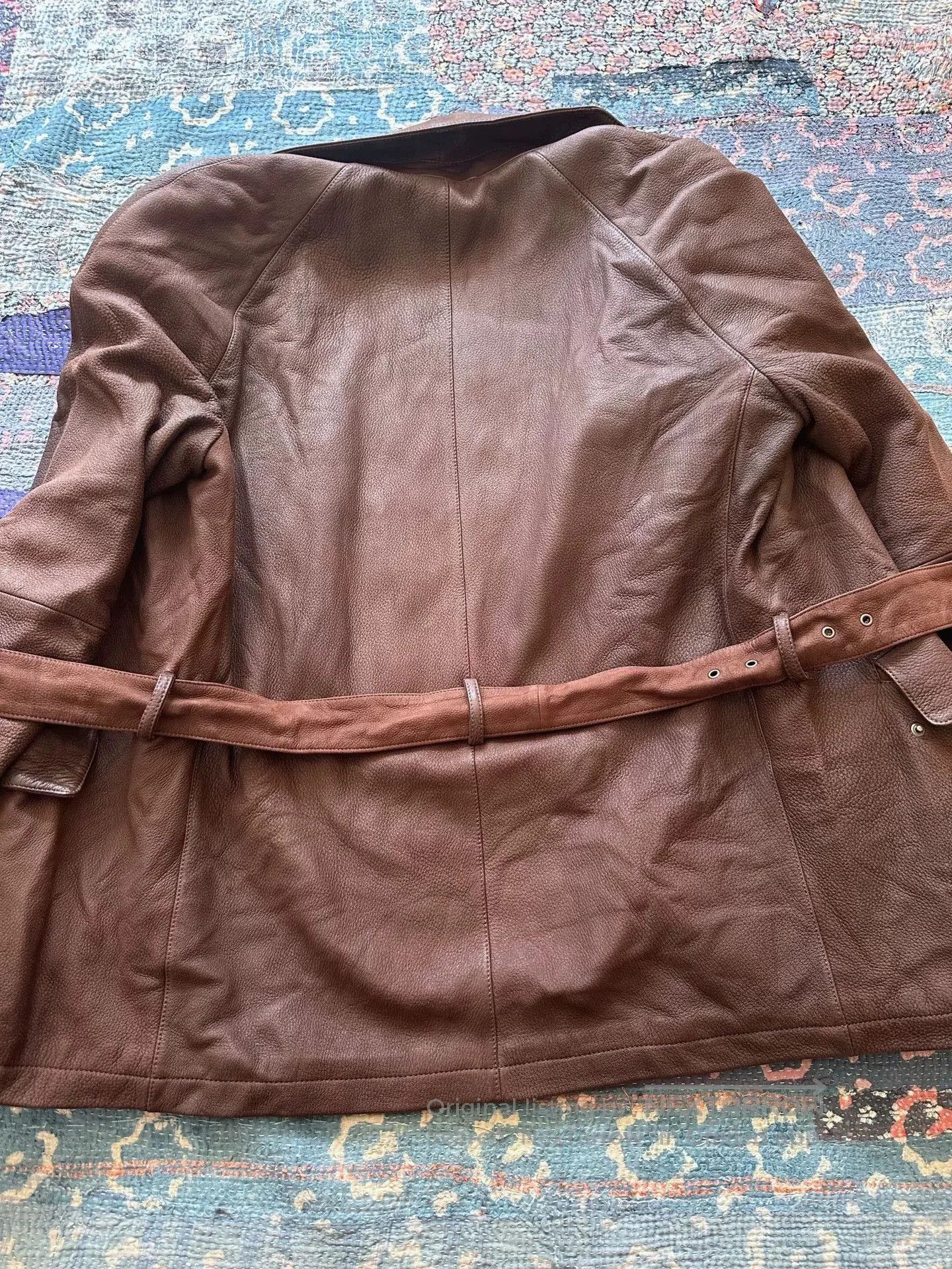 Ralph Lauren Purple Label Ralph Lauren Purple Label Deer Leather Coat. Size US XL / EU 56 / 4 - 2 Thumbnail