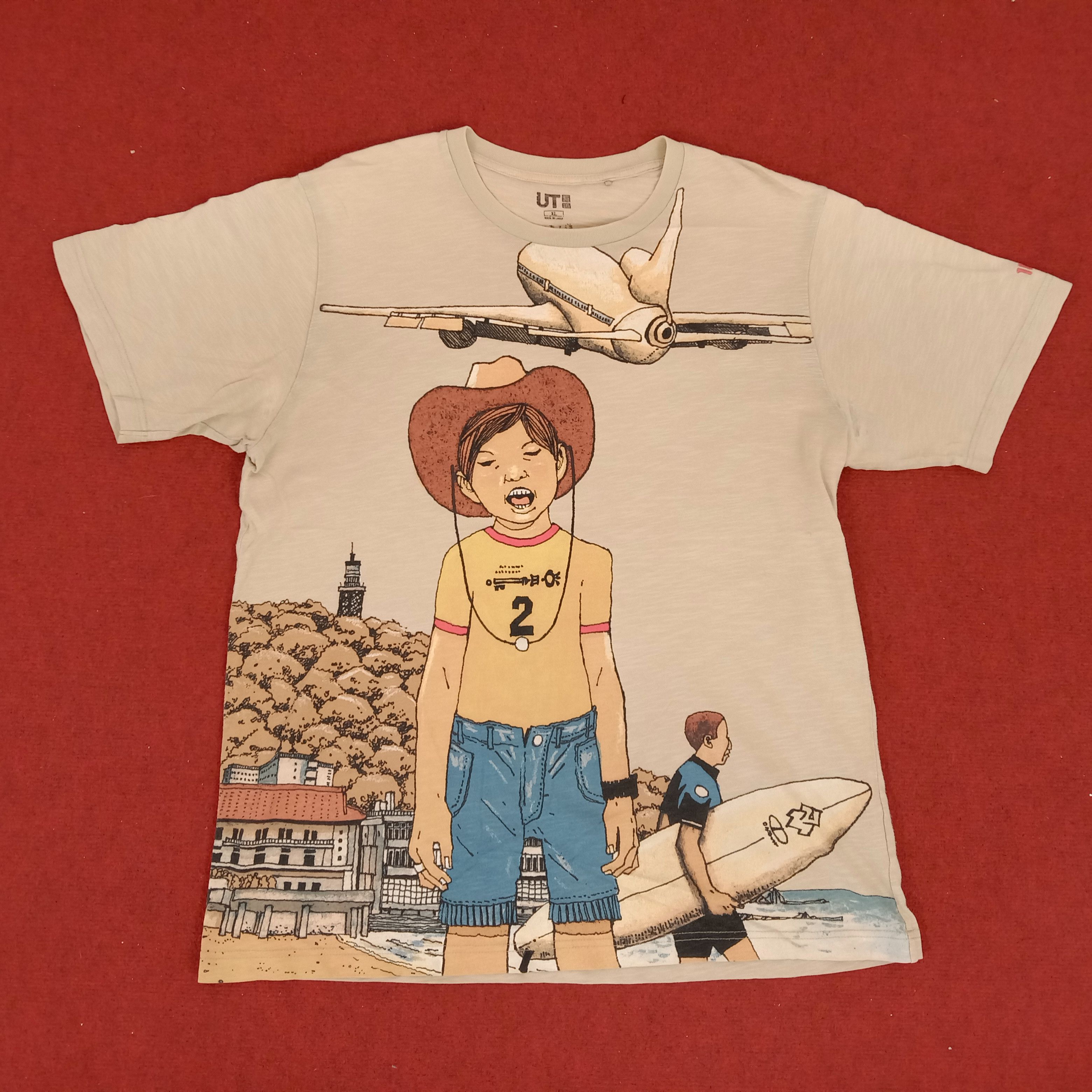 Japanese Brand × Uniqlo Taiyou Matsumoto X Japanese Brand Big Print Design Tshirt Size US L / EU 52-54 / 3 - 1 Thumbnail