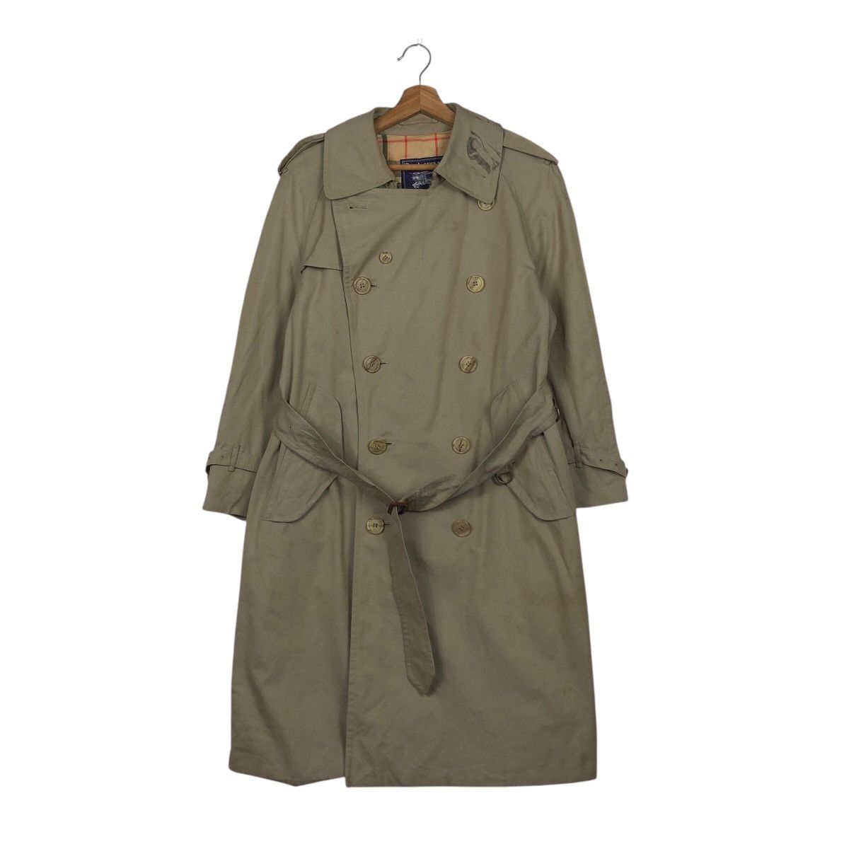 Burberry 📌Vintage Trench Coat Long Jacket Burberrys Nova Check Size US M / EU 48-50 / 2 - 2 Thumbnail