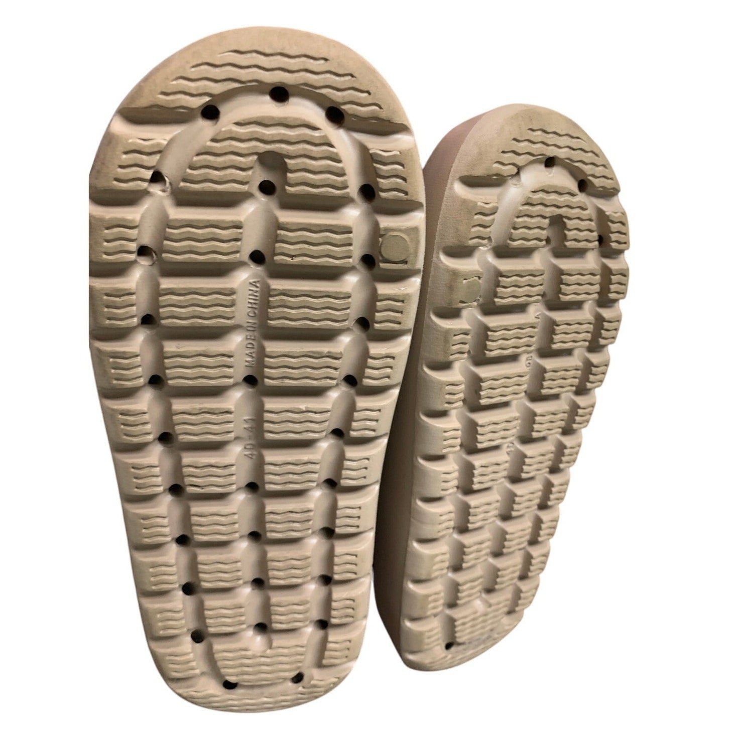 Other Yueerlu Men's 7.5 Tan Cloud Slide-On Cushioned Sandals Size US 7.5 / EU 40-41 - 7 Thumbnail
