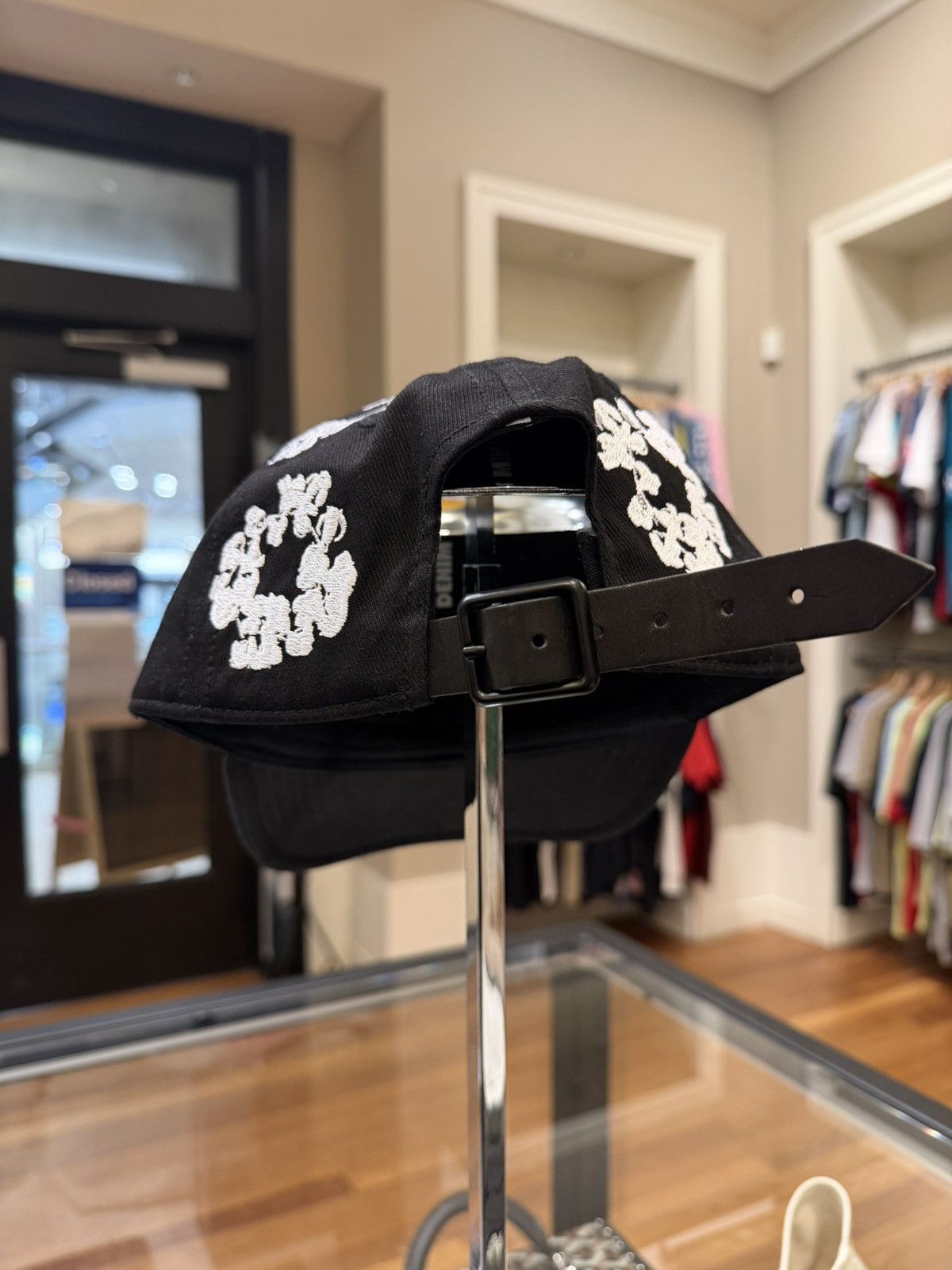 DENIM TEARS Denim Tears Cotton Wreath Cap - Black Size ONE SIZE - 2 Thumbnail