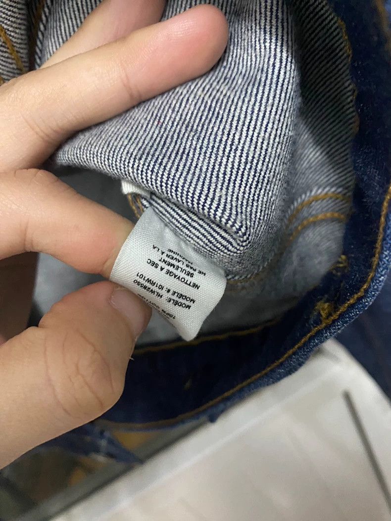 Helmut Lang HELMUT LANG Colorful rubber striped denim jacket Size L / US 10 / IT 46 - 5 Thumbnail
