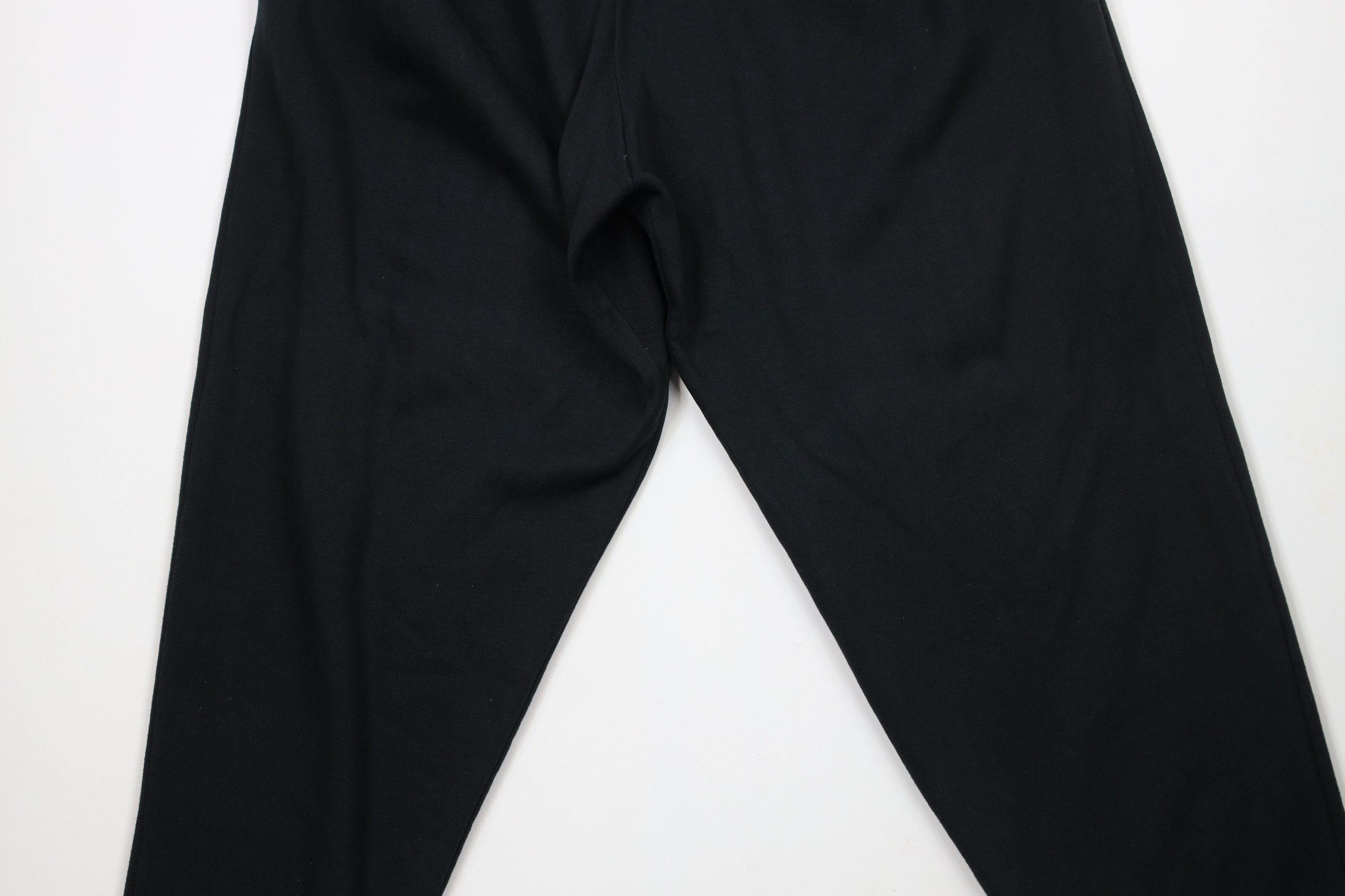 Vintage Vintage 90s Streetwear Tapered Leg Sweatpants Pants Black Size 22" - 11 Thumbnail