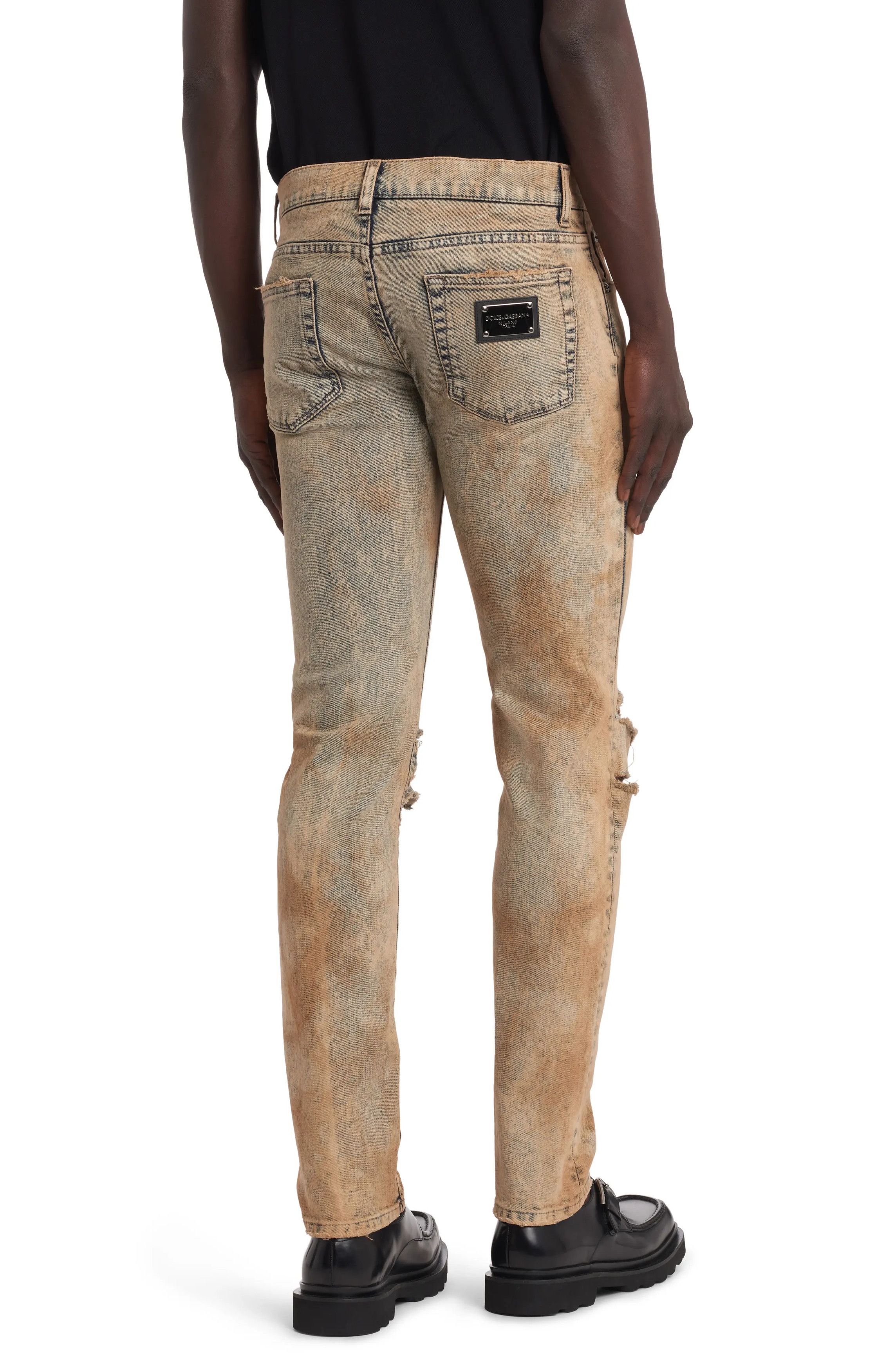 Dolce & Gabbana o1y0125 Jeans in Light Brown Size US 30 / EU 46 - 3 Thumbnail