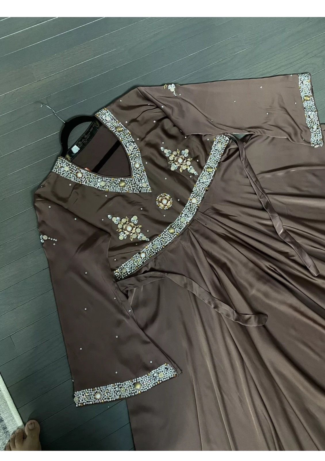 Other Gorgeous party maxi abaya/ burkha dress NWT Size L / US 10 / IT 46 - 5 Thumbnail