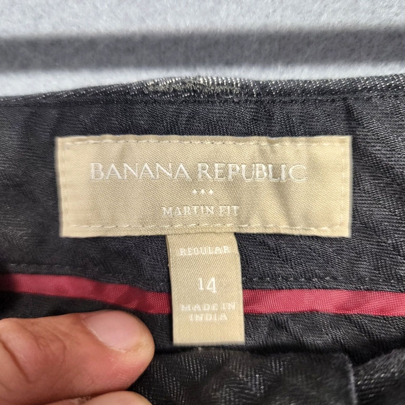 Banana Republic Banana Republic Women Black 14 Regular Wide Leg Denim Pants Jeans Martin Fit Size 36" / US 14 / IT 50 - 3 Thumbnail