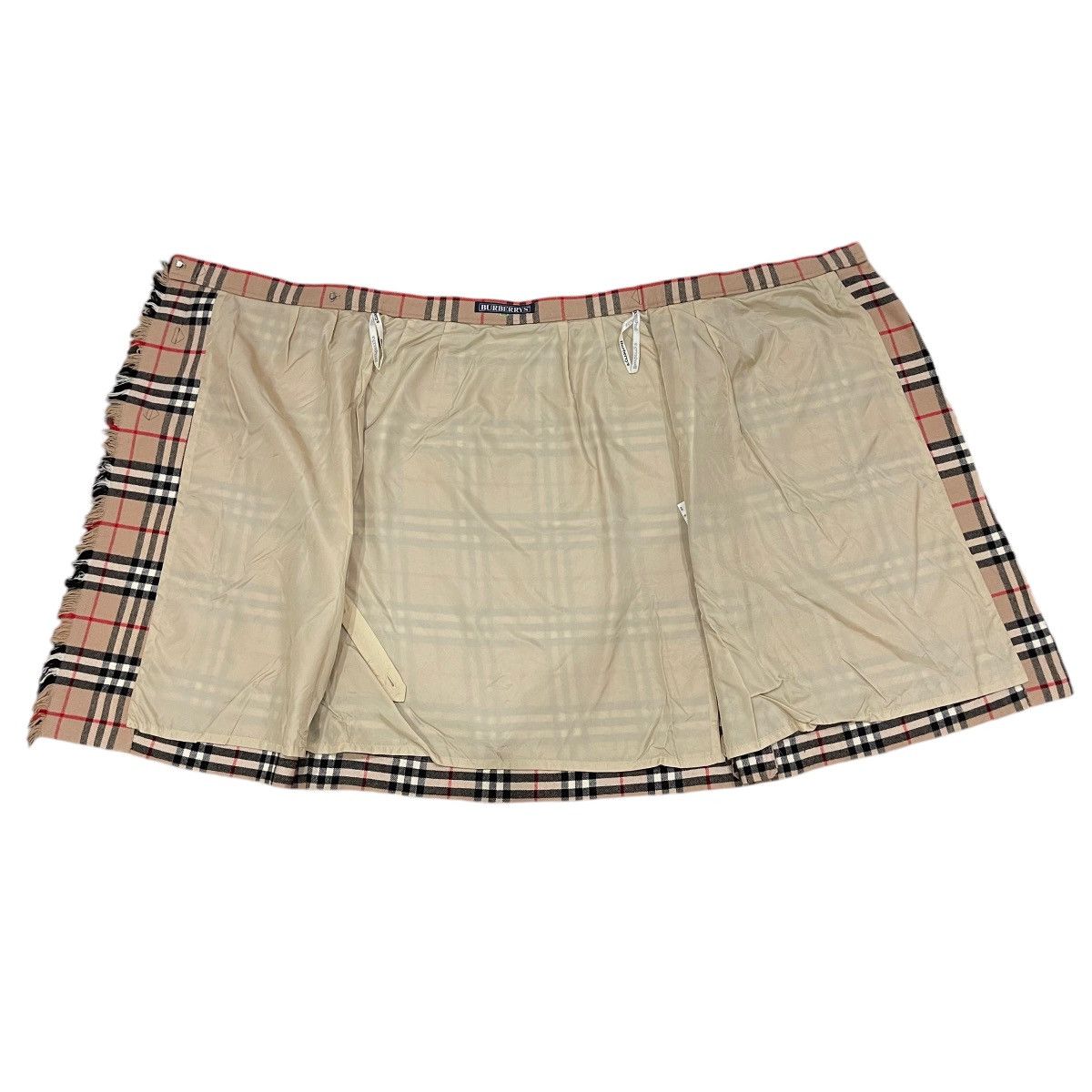 Burberry Burberrys Nova Check Wool Mini Skirt Size 26" / US 2 / IT 38 - 10 Thumbnail