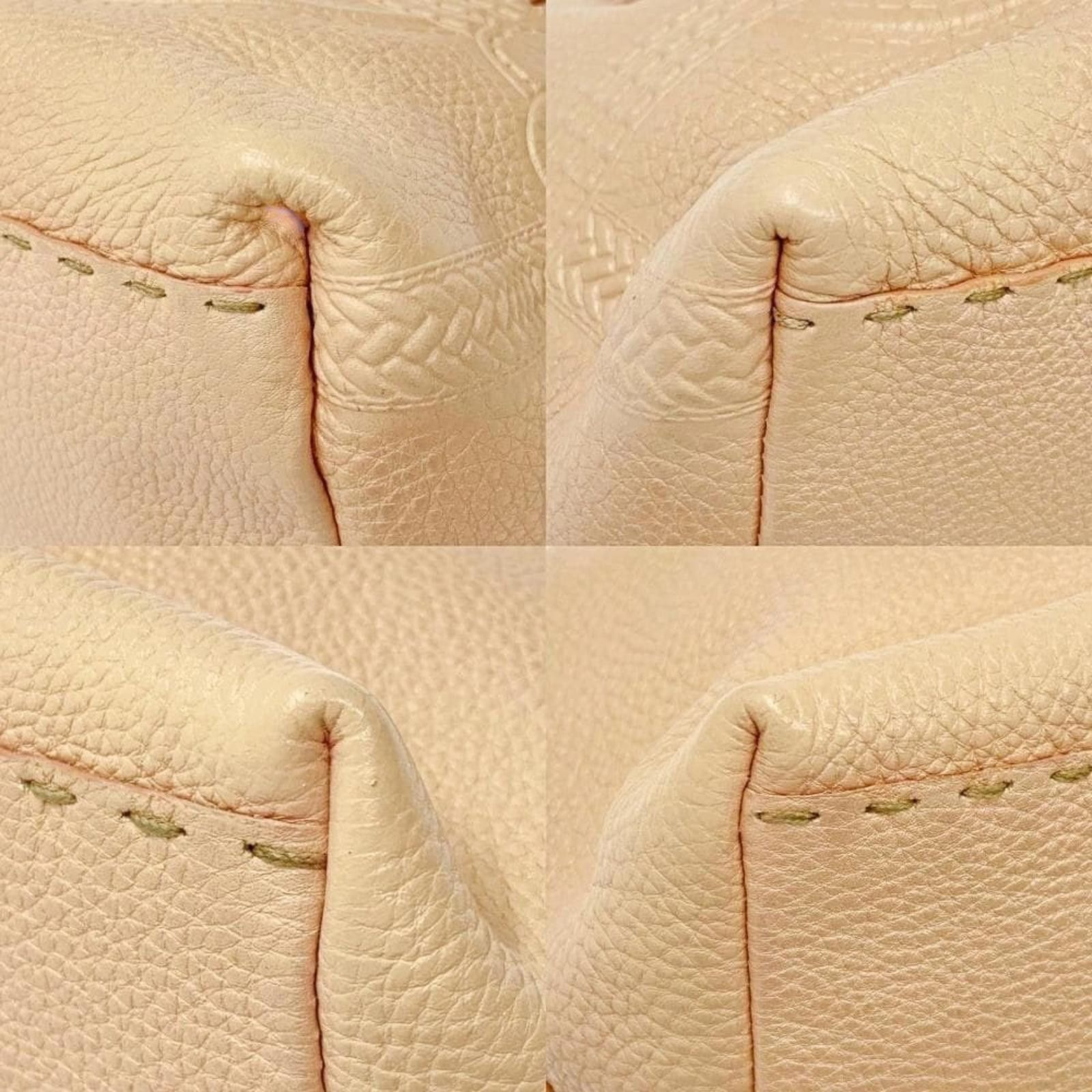 Fendi Fendi - Beige Pink Leather Handbag Size ONE SIZE - 7 Thumbnail