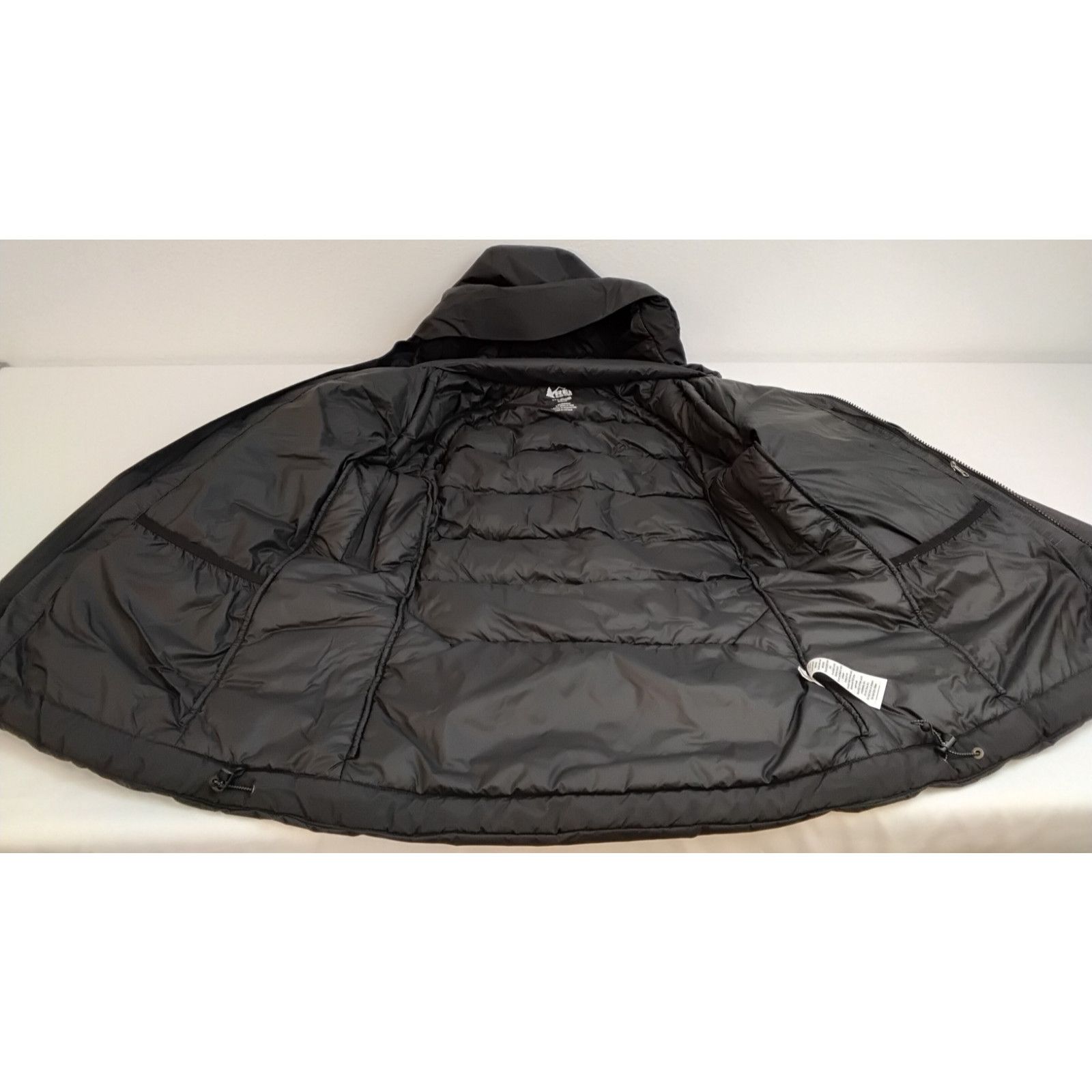 Rei REI Stormhenge Hydrowall 2L Down Jacket Women's M Black Hood Size M / US 6-8 / IT 42-44 - 10 Thumbnail