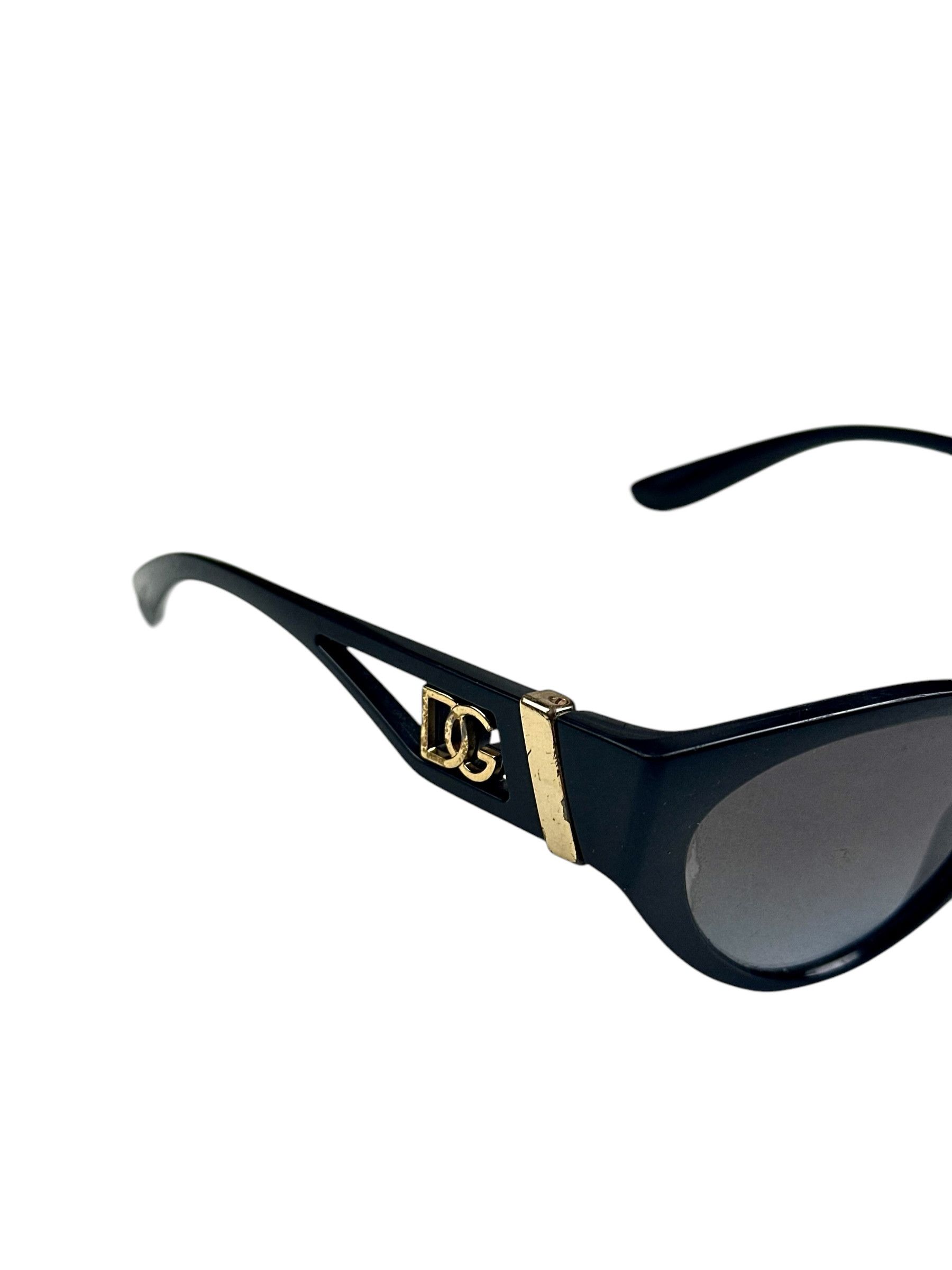 Dolce & Gabbana D&G Cateye Big Logos Sunglasses Size ONE SIZE - 4 Thumbnail