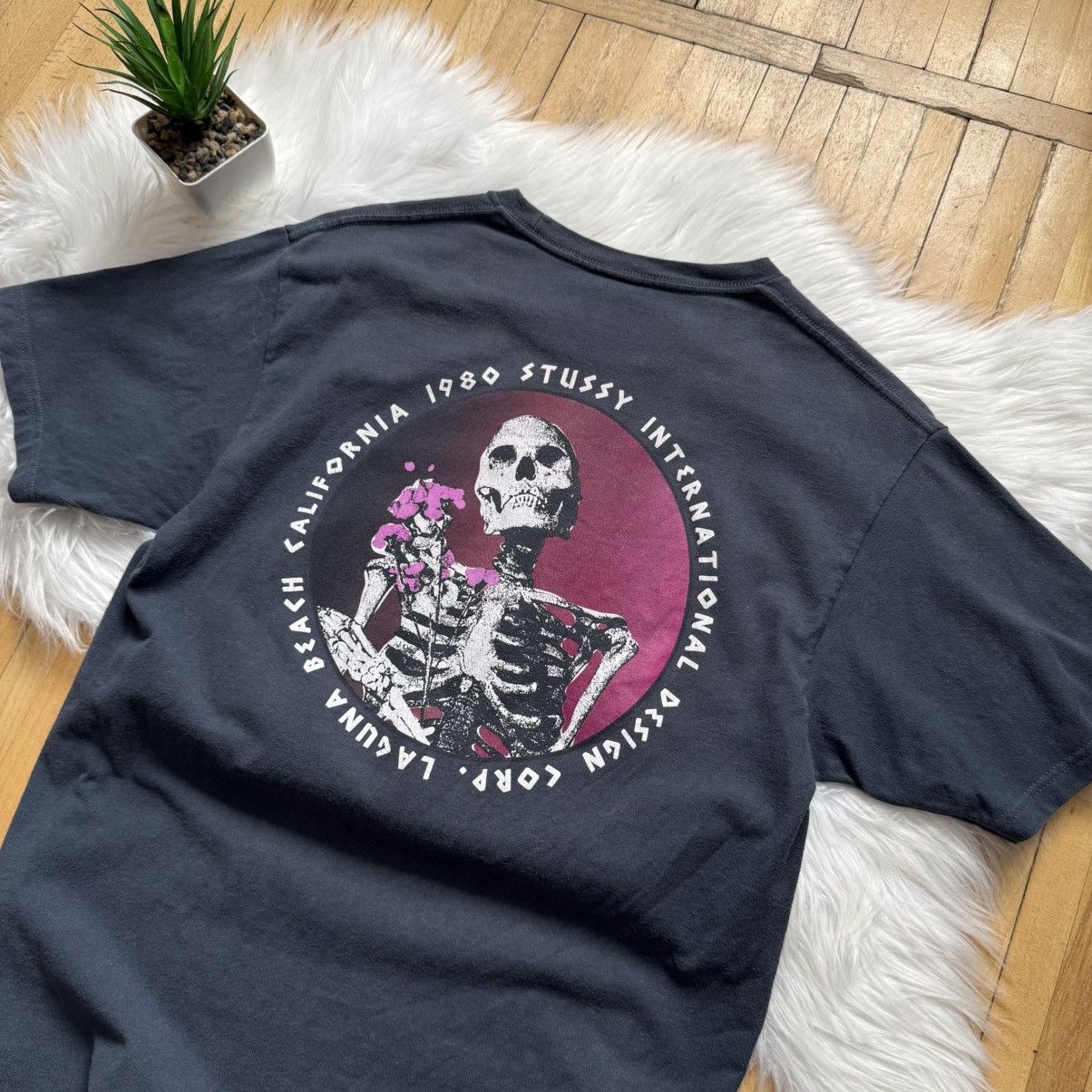 Stussy 📌 Vintage Stussy Dead Flowers Y2K T-Shirt Size US M / EU 48-50 / 2 - 10 Thumbnail