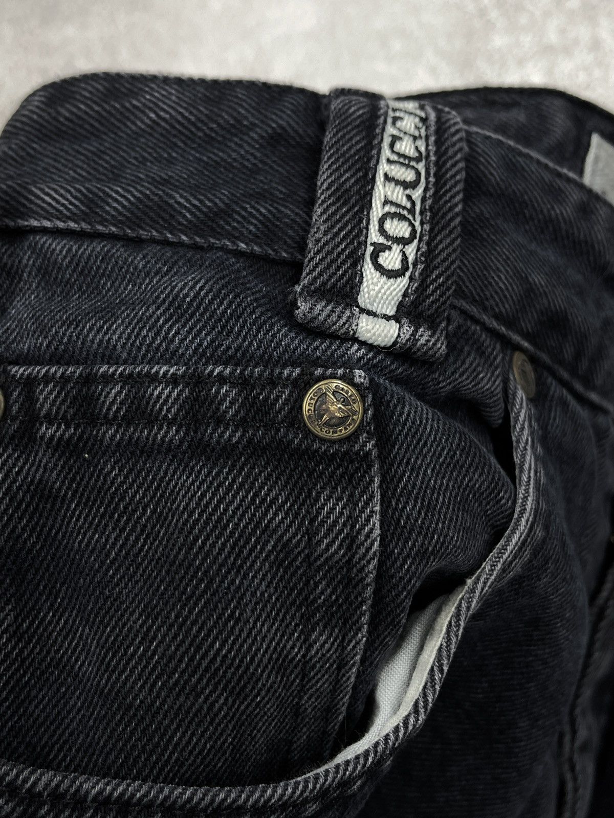 Carlo Colucci Vintage Carlo Colucci Denim Jeans Black Italy Size US 34 / EU 50 - 11 Thumbnail