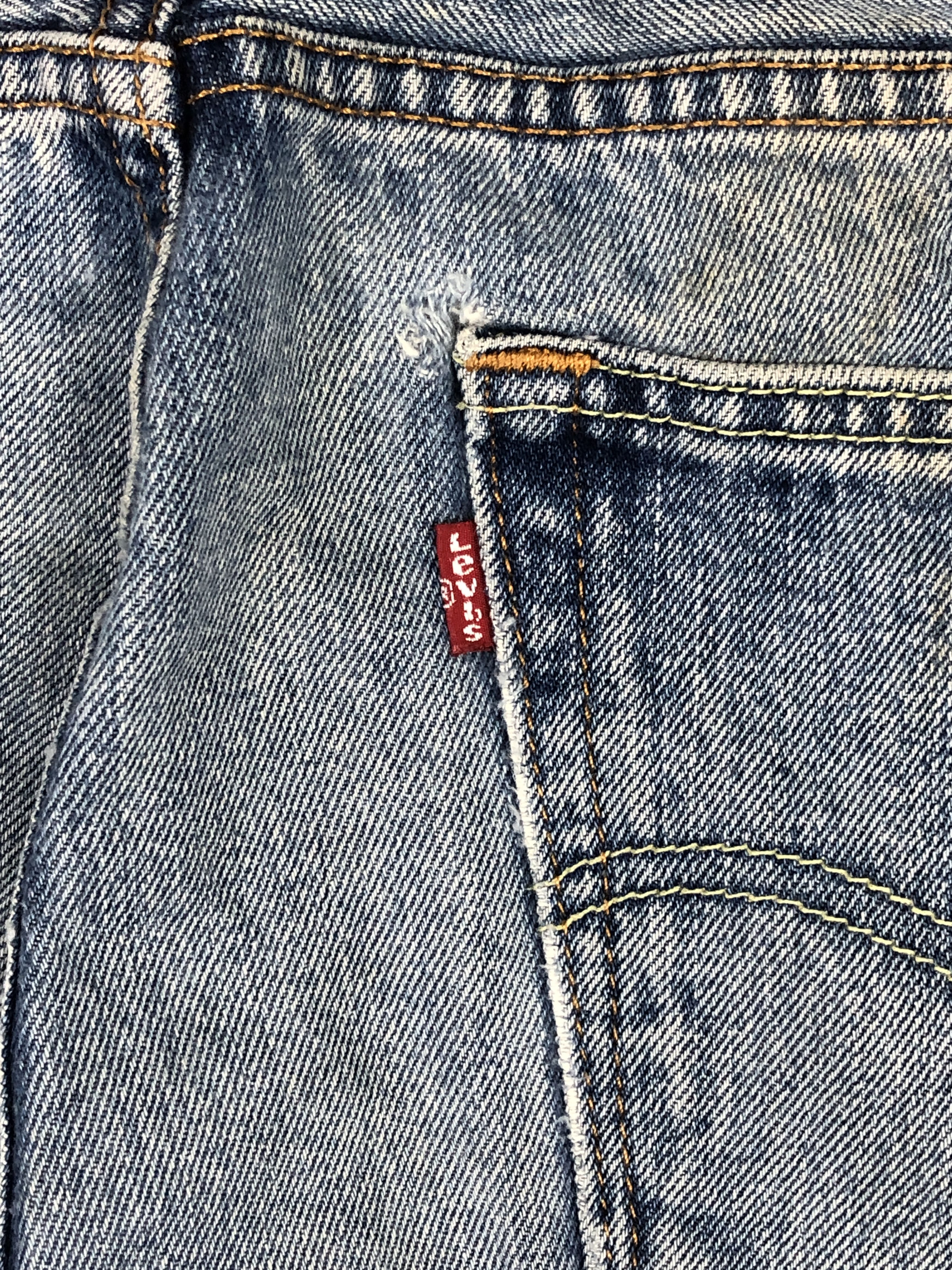 Levi's × Vintage Vintage Levis 505 Faded Blue Jeans DP2355 Size US 34 / EU 50 - 16 Thumbnail