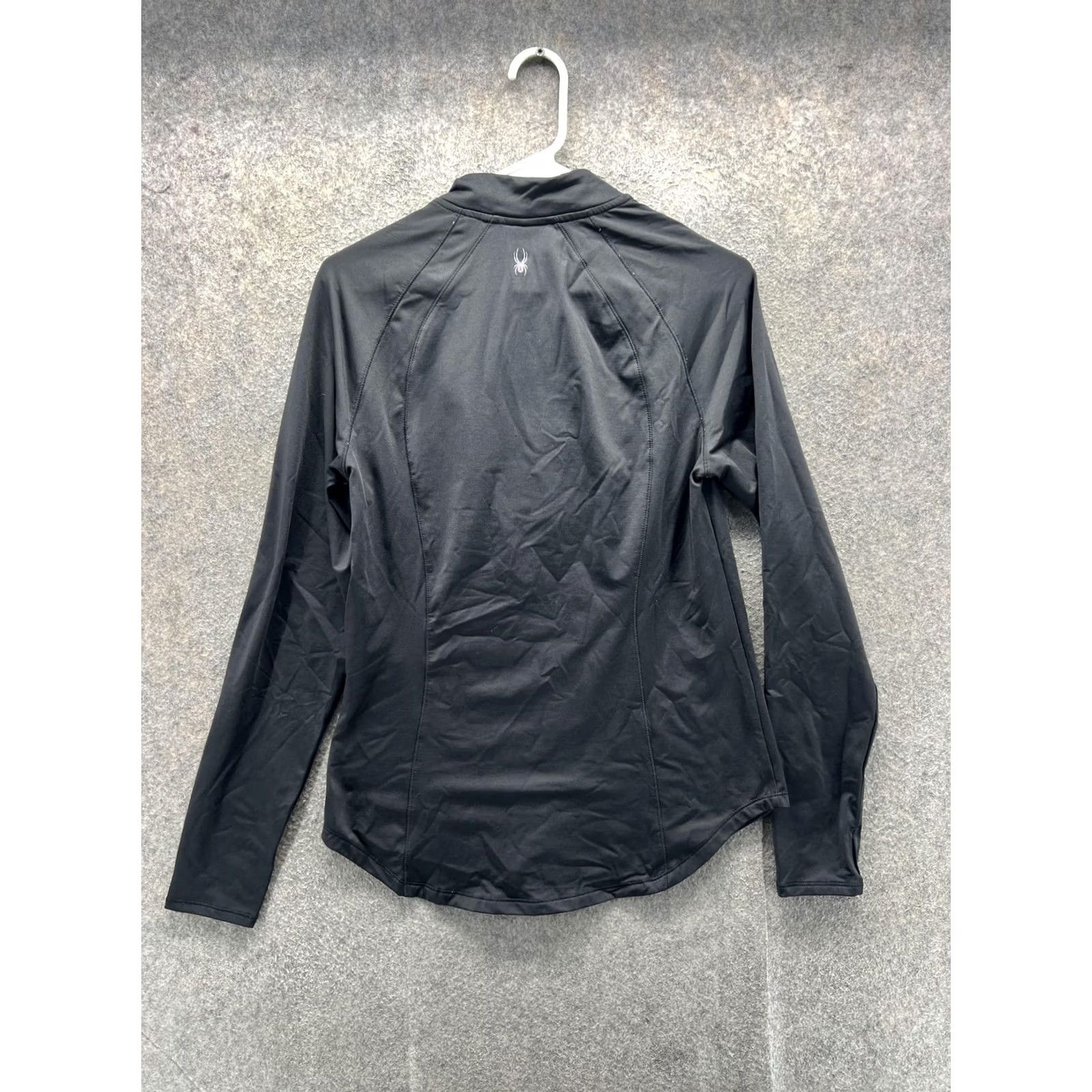 Spyder Spyder Active Pullover Womens Medium Black 1/4 Zip Long Sleeve Performance Top Size M / US 6-8 / IT 42-44 - 2 Thumbnail