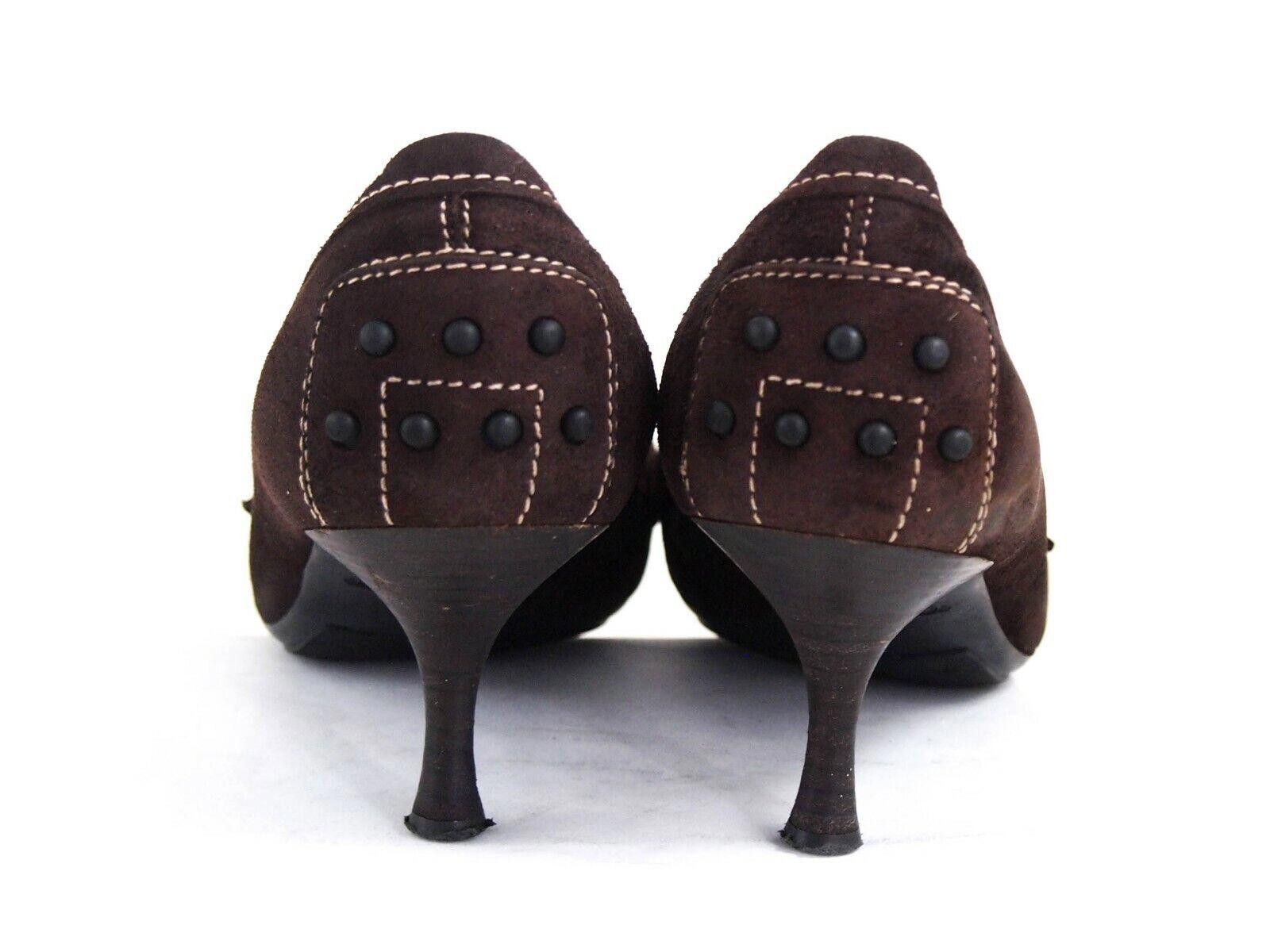 Tod's Tod's Mid Heel Pumps Brown Suede US 9 EU 39 Size US 9 / IT 39 - 7 Thumbnail