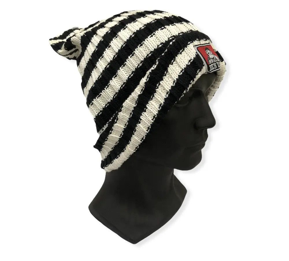 Ben Davis Vintage Ben Davis Striped Jail Beanie Hat Size ONE SIZE - 3 Thumbnail