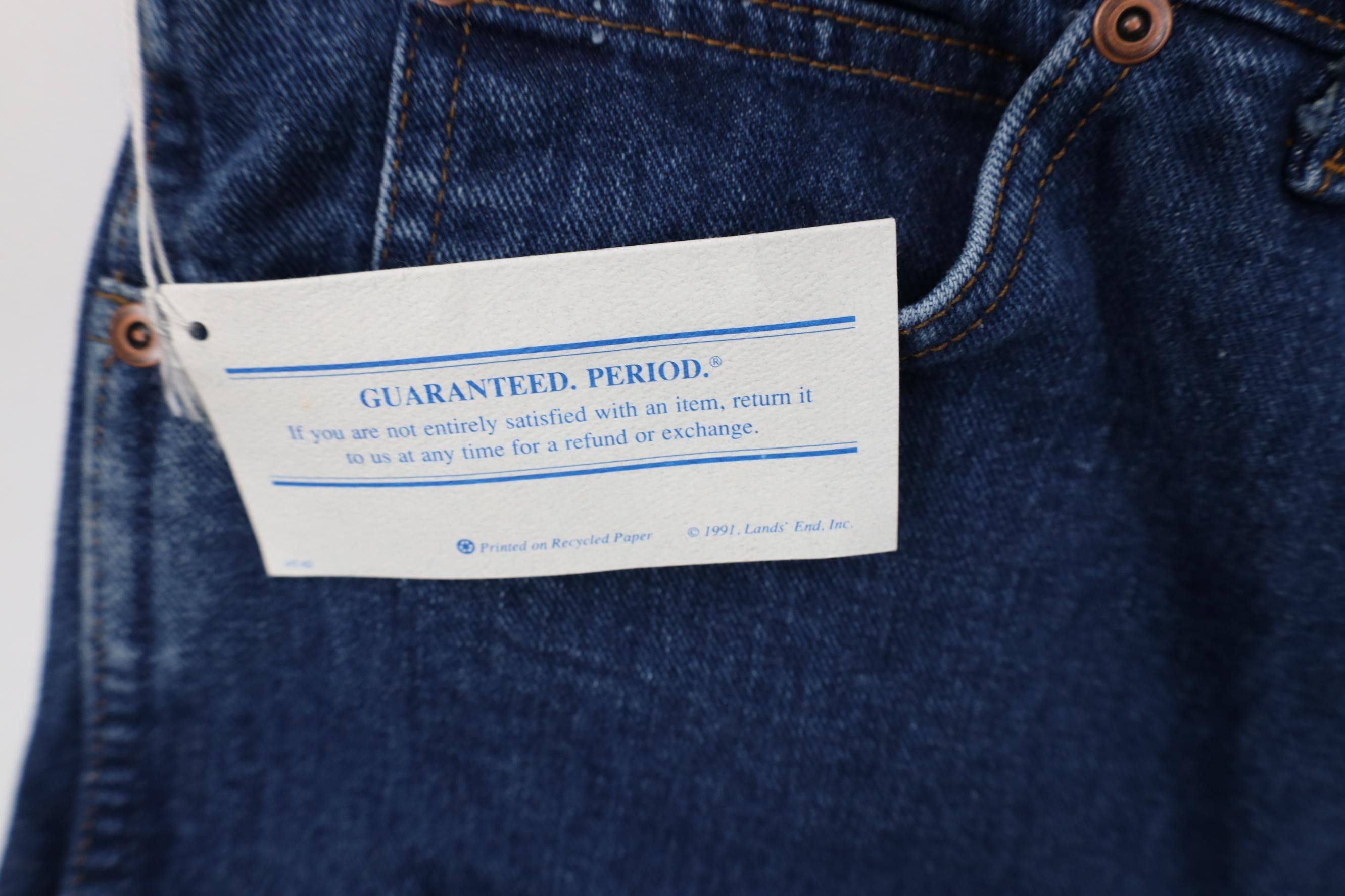Lands' End Deadstock Vintage 90s Lands End Fit Tapered Leg Jeans USA Size US 36 / EU 52 - 7 Thumbnail