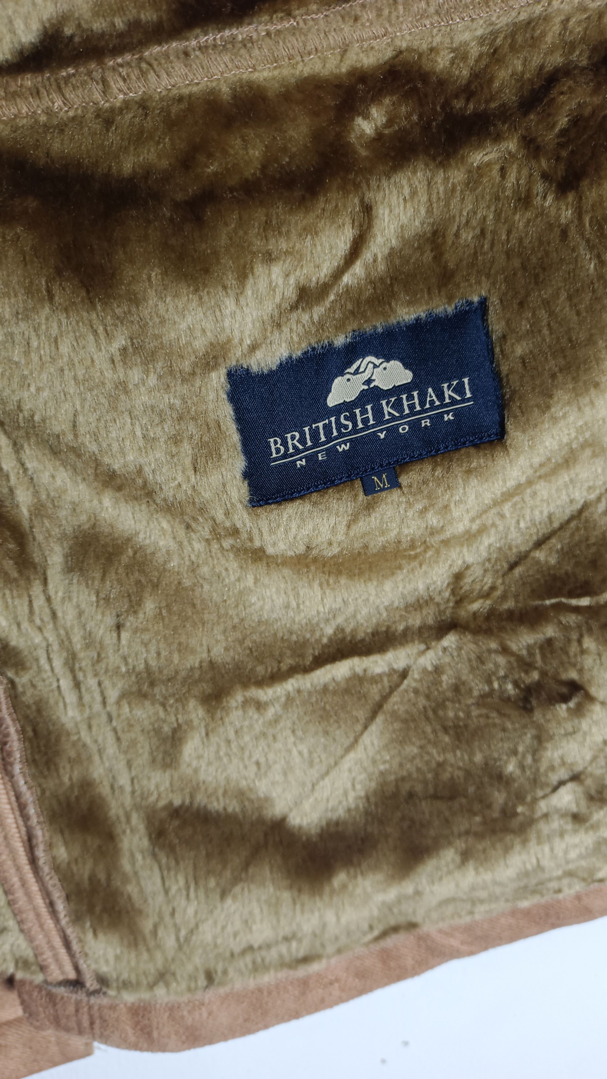 Vintage Vintage British Khaki New York Mink Fur Coat Menswear Brown Size US L / EU 52-54 / 3 - 6 Thumbnail