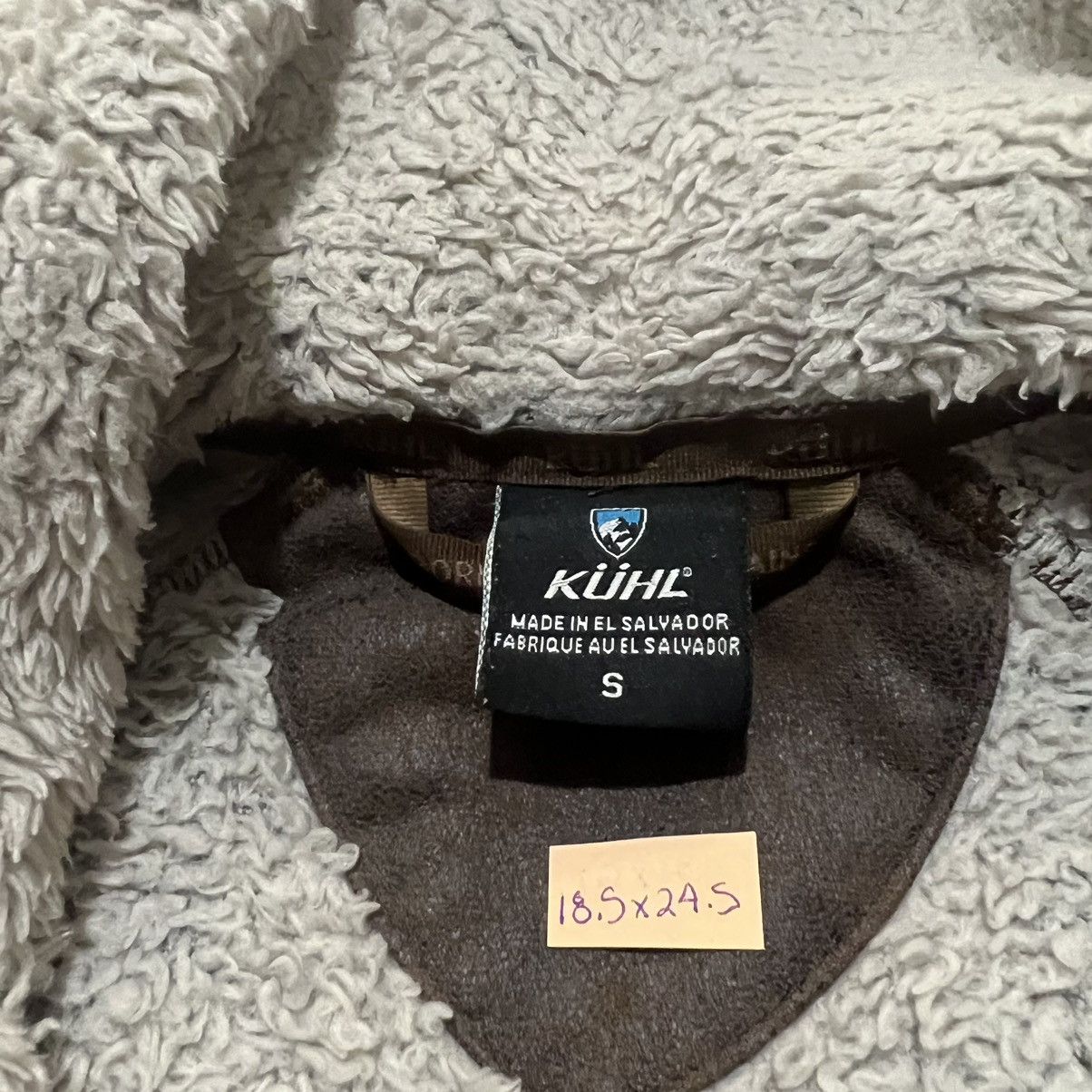 Kuhl Kuhl Flight Jacket Deep Pile Fleece Full Zip Stone Beige Size S / US 4 / IT 40 - 5 Thumbnail