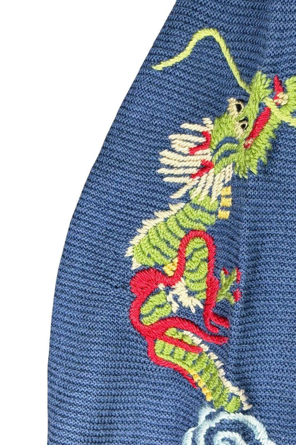 Polo Ralph Lauren Polo Ralph Lauren Dragon Embroidery Linen Knit Sweater XL Size US XL / EU 56 / 4 - 9 Thumbnail