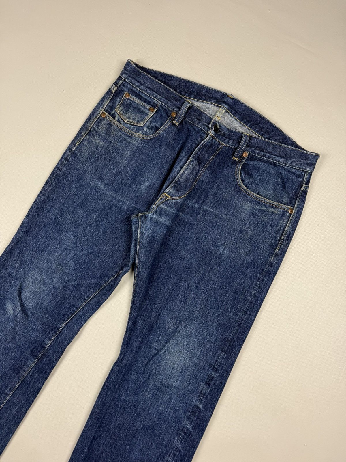Japanese Brand Japanese Crafted Selvedge Denim Men’s Jeans Size 34 32 Size US 34 / EU 50 - 2 Thumbnail