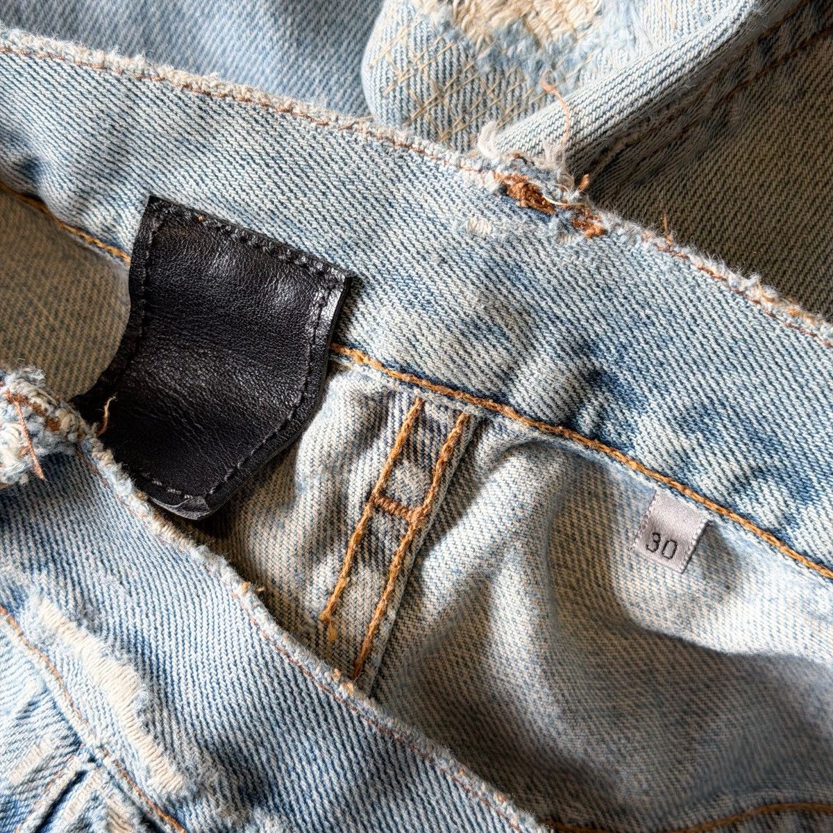 Dior Dior By Hedi Slimane RUNWAY SS06 CRASH Repair Denim Size US 32 / EU 48 - 11 Thumbnail
