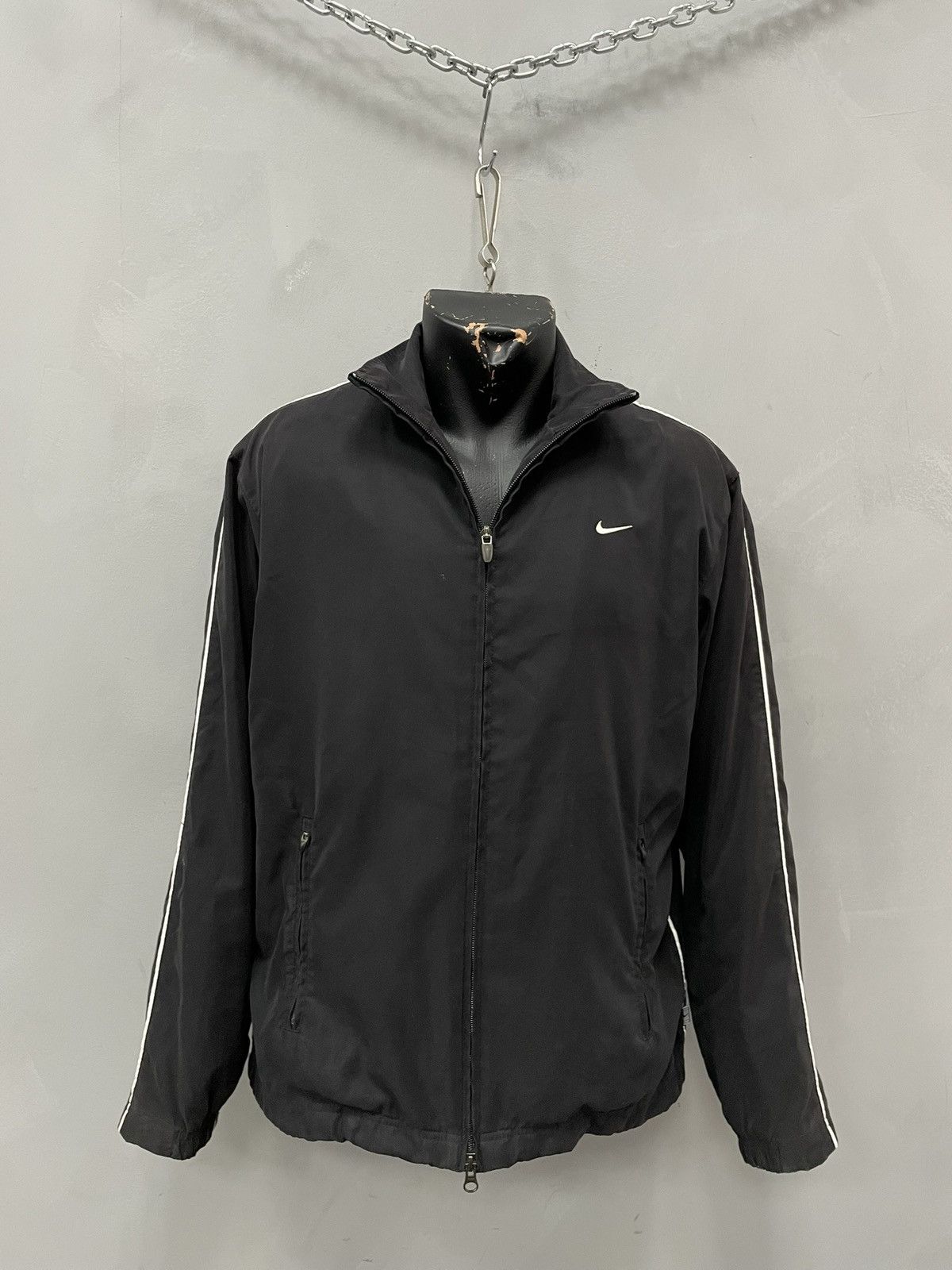 Nike Nike drill track zip jacket swoosh y2k classic streetwear Size US S / EU 44-46 / 1 - 1 Thumbnail