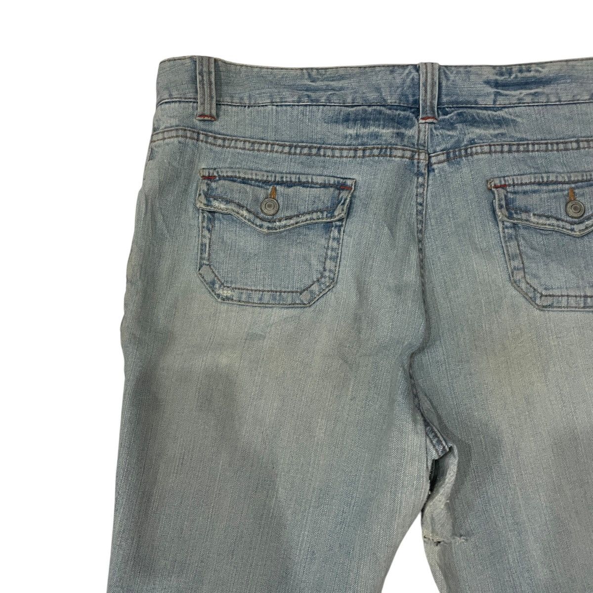 Japanese Brand Vintage Japanese Designer Bush Denim Jeans Size US 37 - 9 Thumbnail