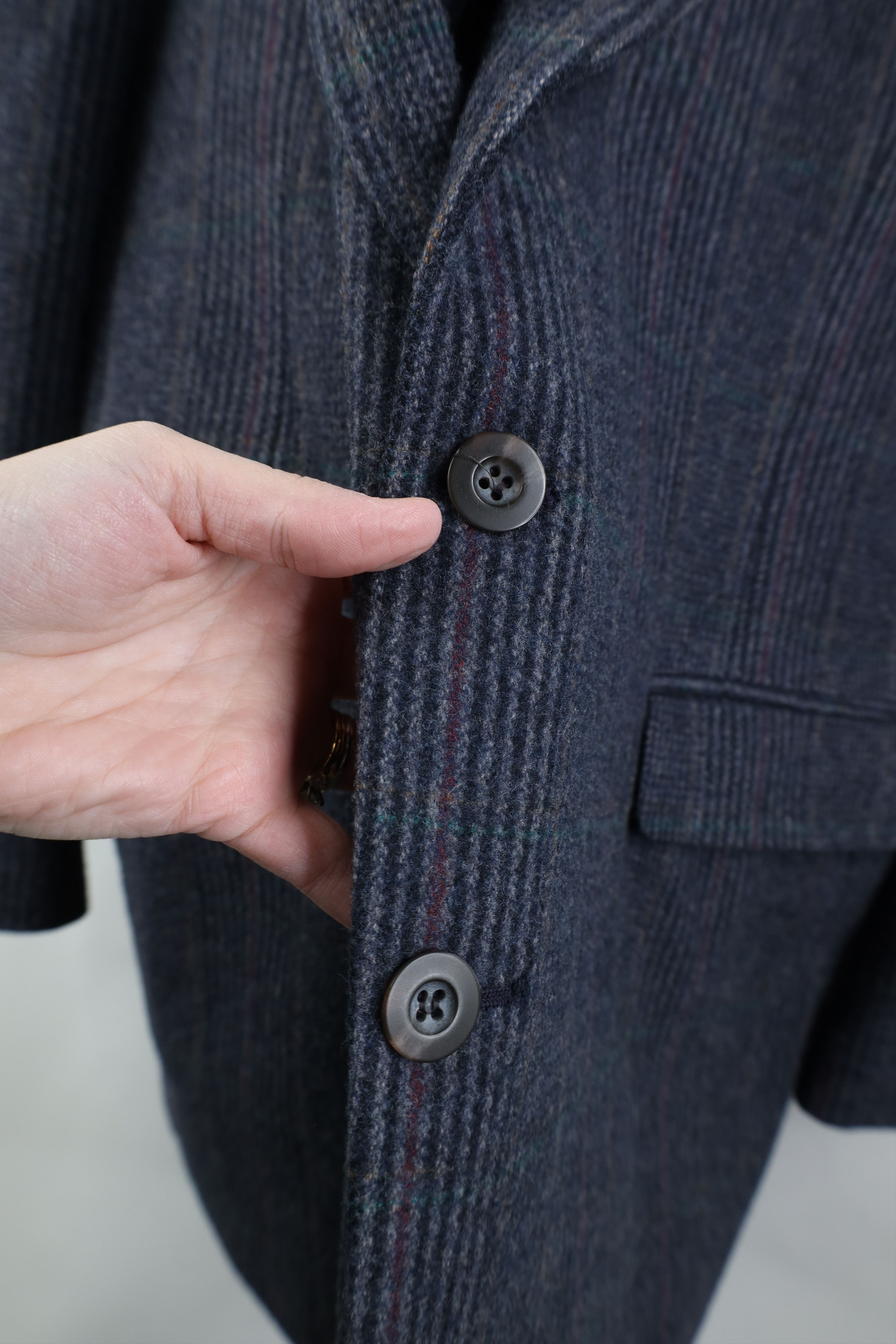 Vintage Vintage 90s Streetwear Suit Coat Blazer Jacket Plaid USA Size US XXL / EU 58 / 5 - 6 Thumbnail