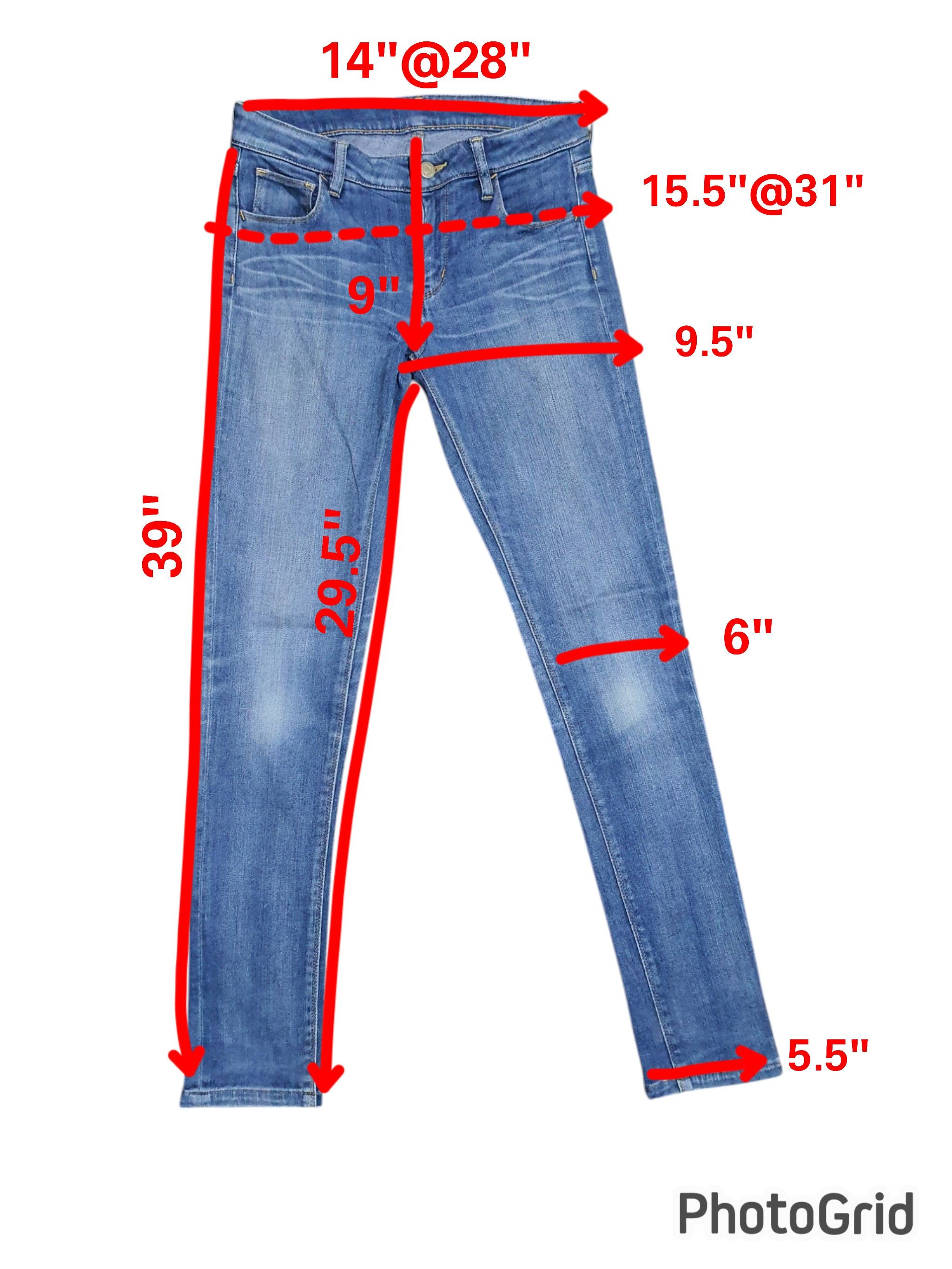 Blue Blue Japan × Japanese Brand BLUE BLUE 28”/39” STRETCHABLE GIRL JEANS Size 28" / US 6 / IT 42 - 10 Thumbnail
