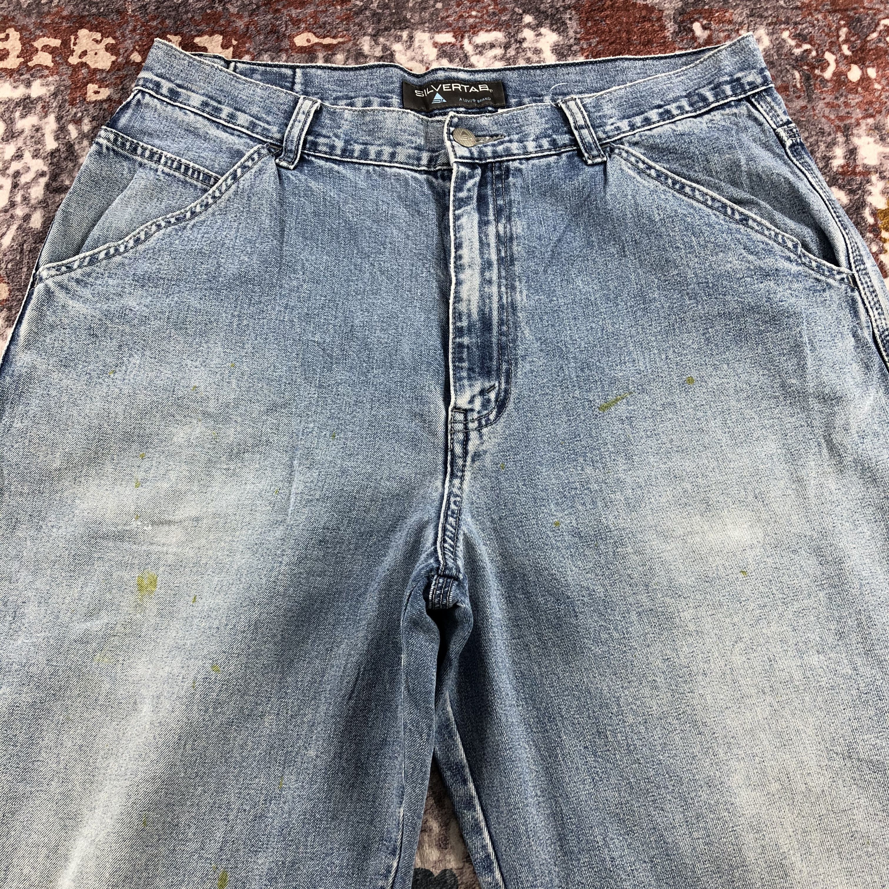 Levi's × Vintage Vintage Blue Wash Levis SilverTab Jeans-JM2659 Size US 34 / EU 50 - 3 Thumbnail