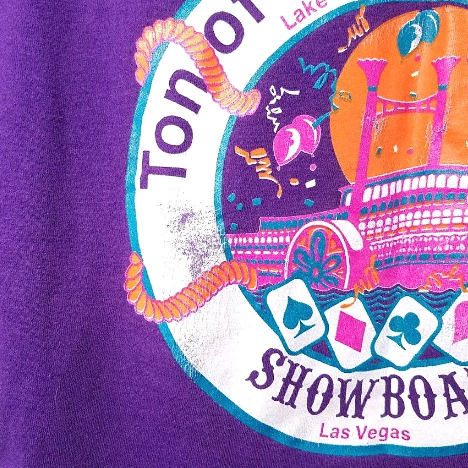 Jerzees VINTAGE Lake Mead Poker Run Mens T Shirt 90s Showboat Vegas Made In USA Large Purple Jerzees Size US L / EU 52-54 / 3 - 5 Thumbnail